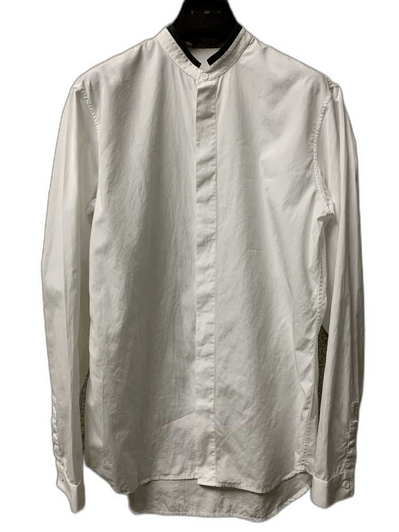 Dior Dior Homme Men's White Long Sleeve Shirt Size US S / EU 44-46 / 1 - 1 Thumbnail