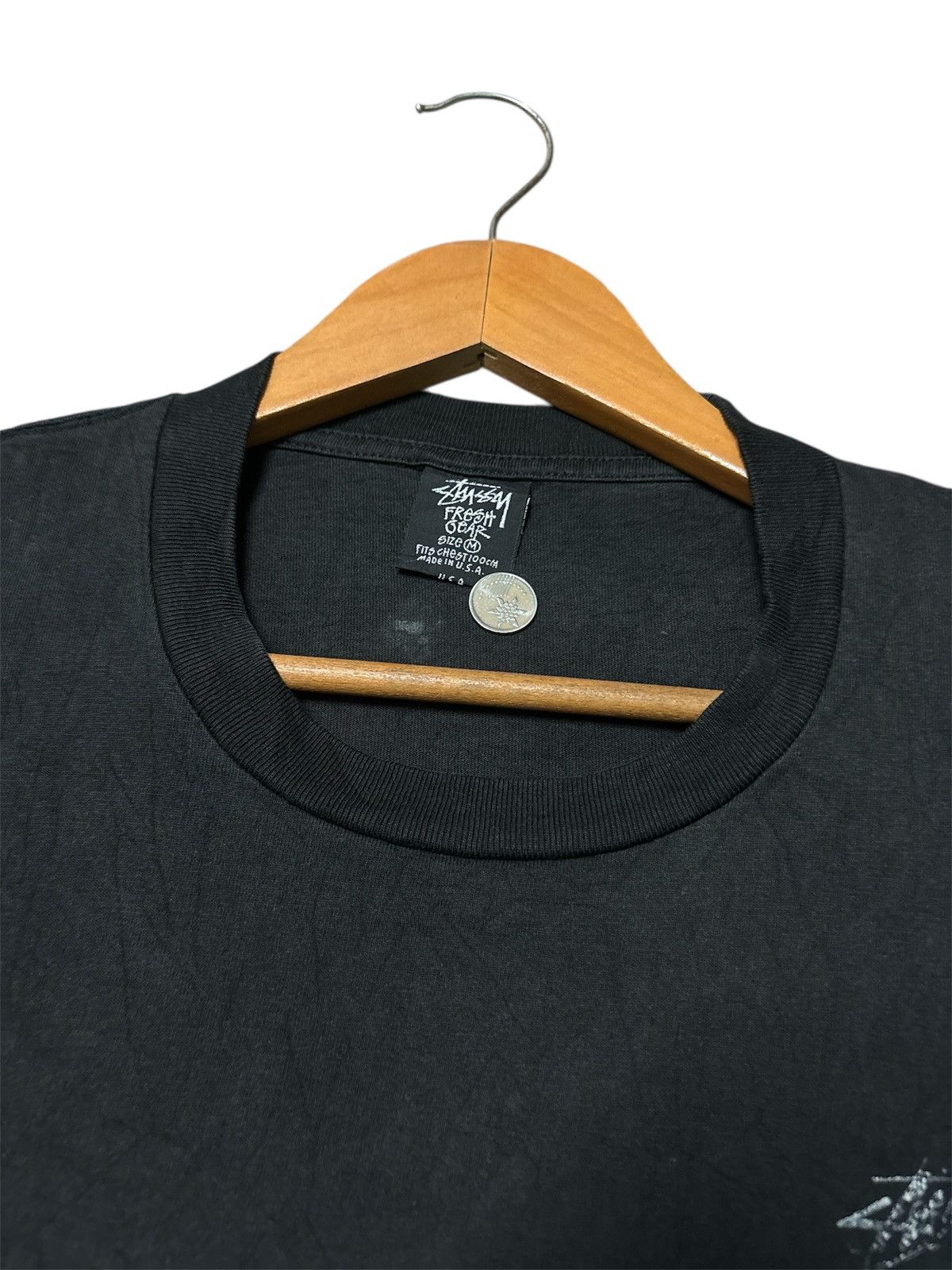 Stussy ‼️RARE‼️VINTAGE 90S STUSSY LINE LARGE WORLD TRIBE TSHIRT TEE🔥 Size US M / EU 48-50 / 2 - 8 Thumbnail