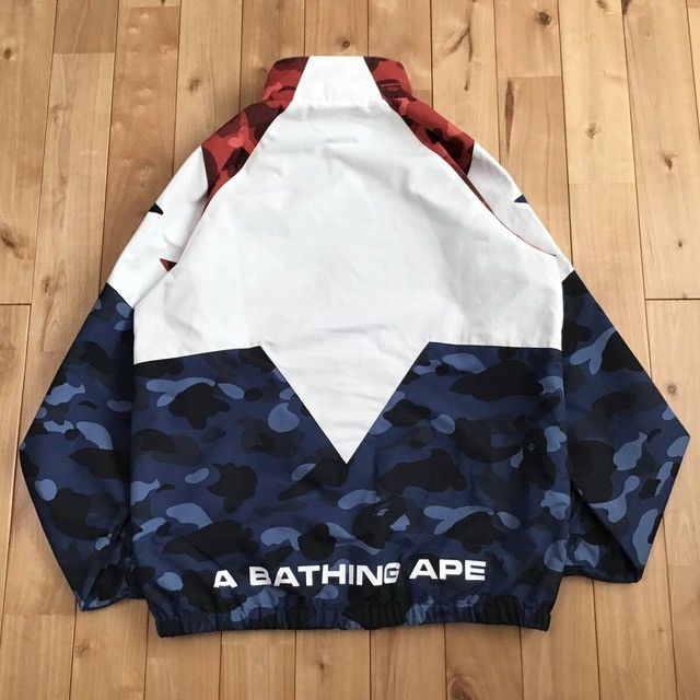 BAPE STA Track Top Jacket Blue camo a bathing ape star