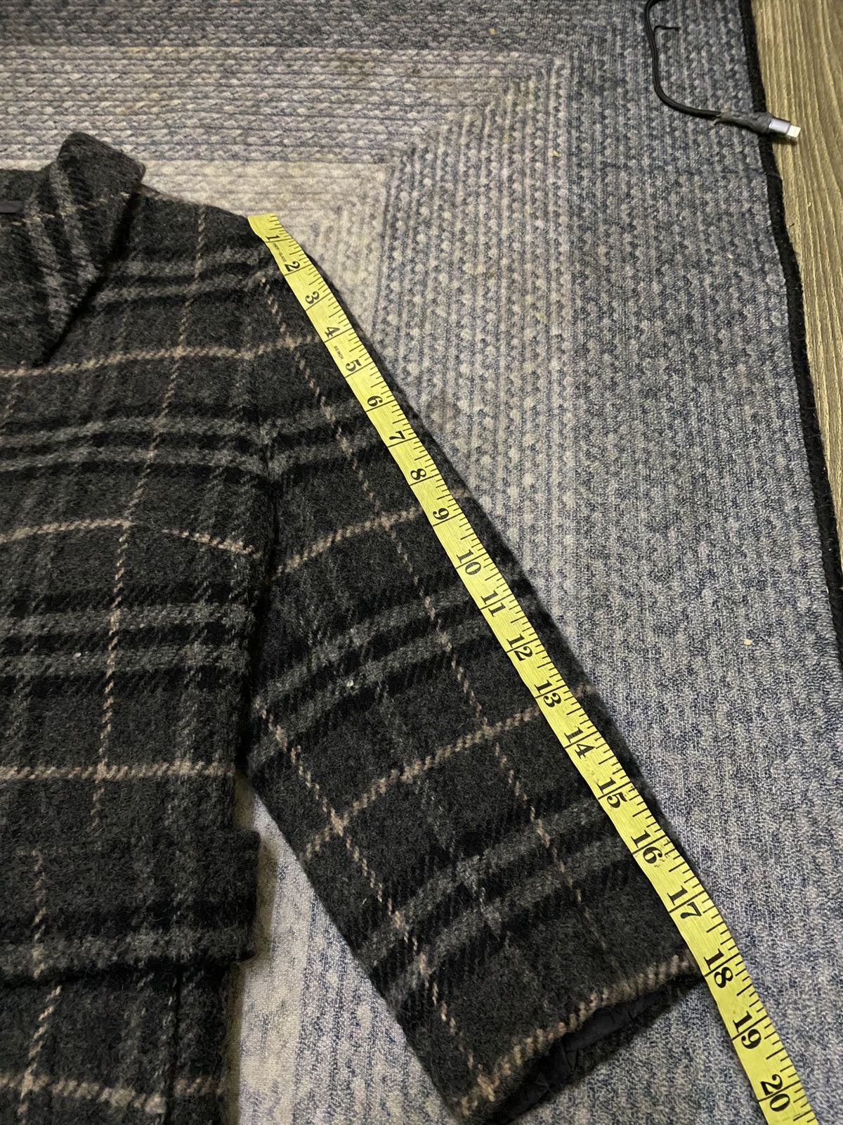 Burberry BURBERRY LONDON WOOL PLAID BELTED COAT Size M / US 6-8 / IT 42-44 - 19 Thumbnail