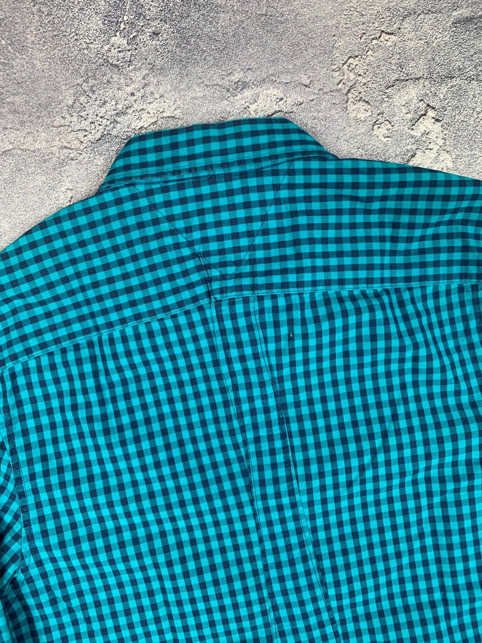 Tommy Hilfiger Share Tommy Hilfiger Men's Turquoise Check Shirt Button Down Size US M / EU 48-50 / 2 - 15 Thumbnail