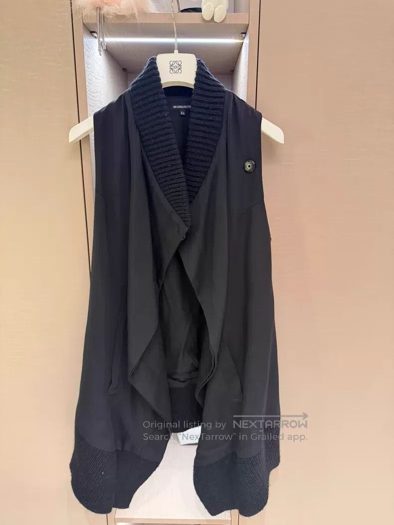 Ann Demeulemeester Ann Demeulemeester Wool collar outerwear Size XXS / US 00 / IT 34 - 1 Thumbnail