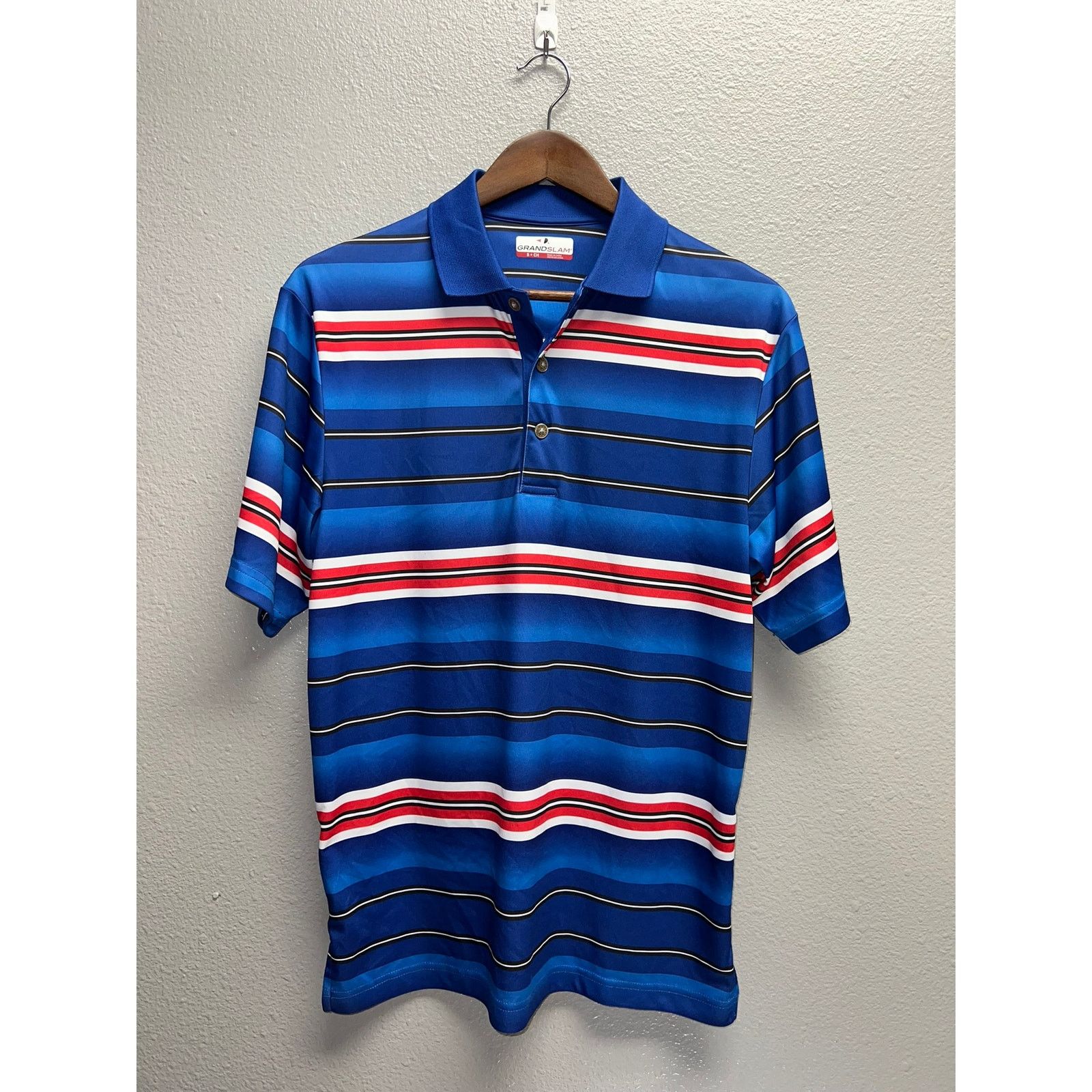 Grand Slam Grand Slam Blue Golf Polo Shirt Golfing Collared Mens Small Size US S / EU 44-46 / 1 - 1 Thumbnail