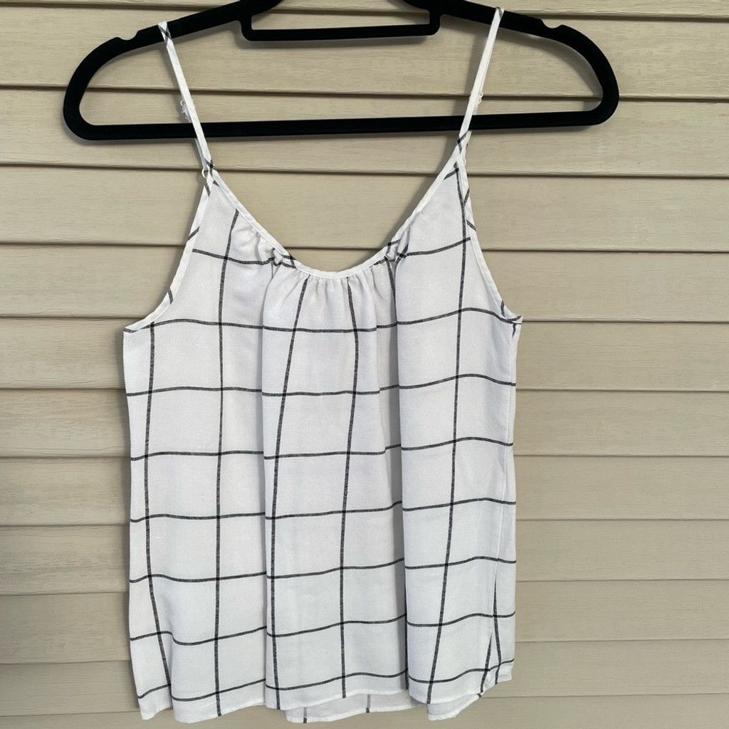 Loft Ann Taylor LOFT Pinstripe Print Tank Top Size MP Size M / US 6-8 / IT 42-44 - 1 Thumbnail