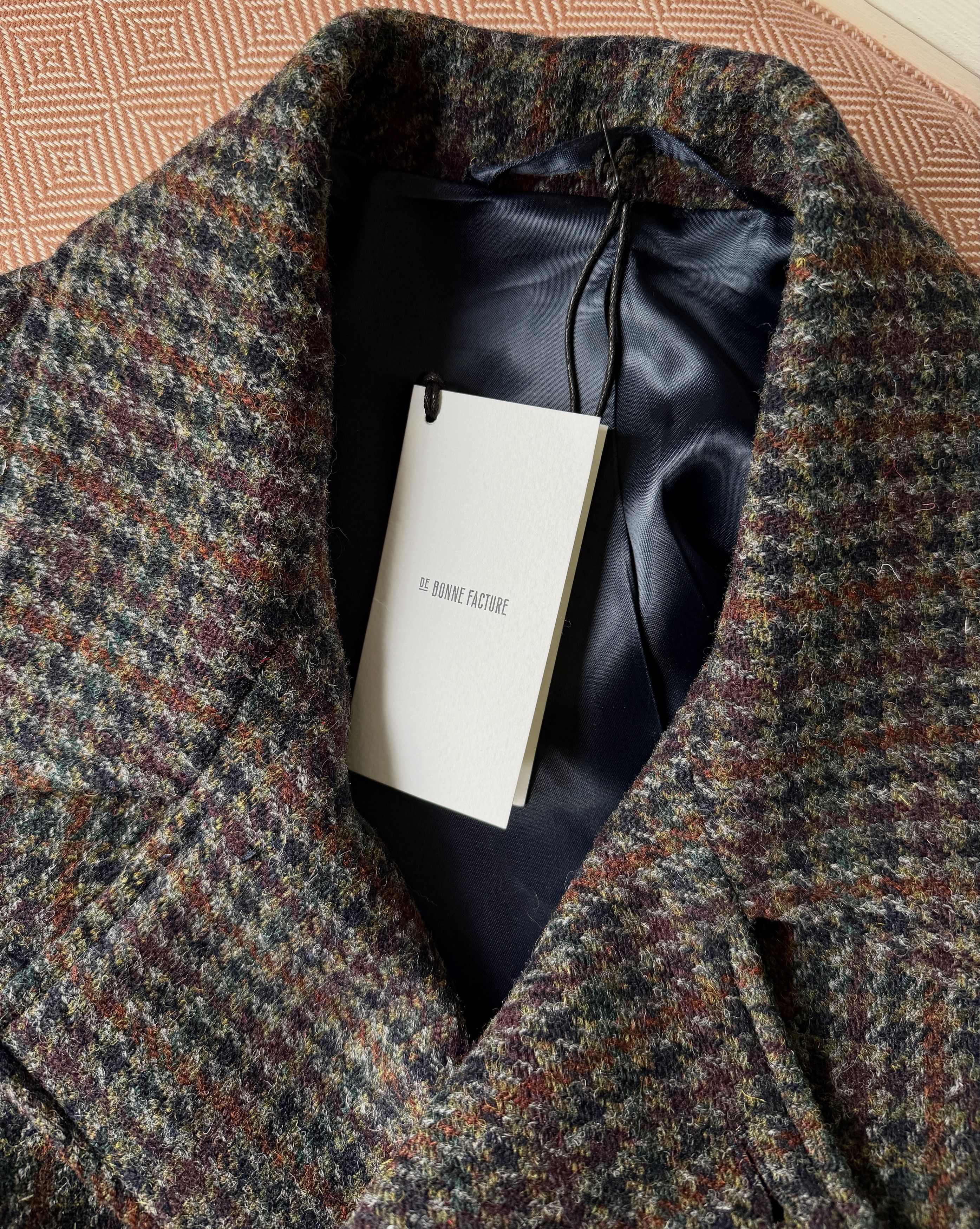 De Bonne Facture Granddad coat in Harris tweed Size US M / EU 48-50 / 2 - 7 Thumbnail