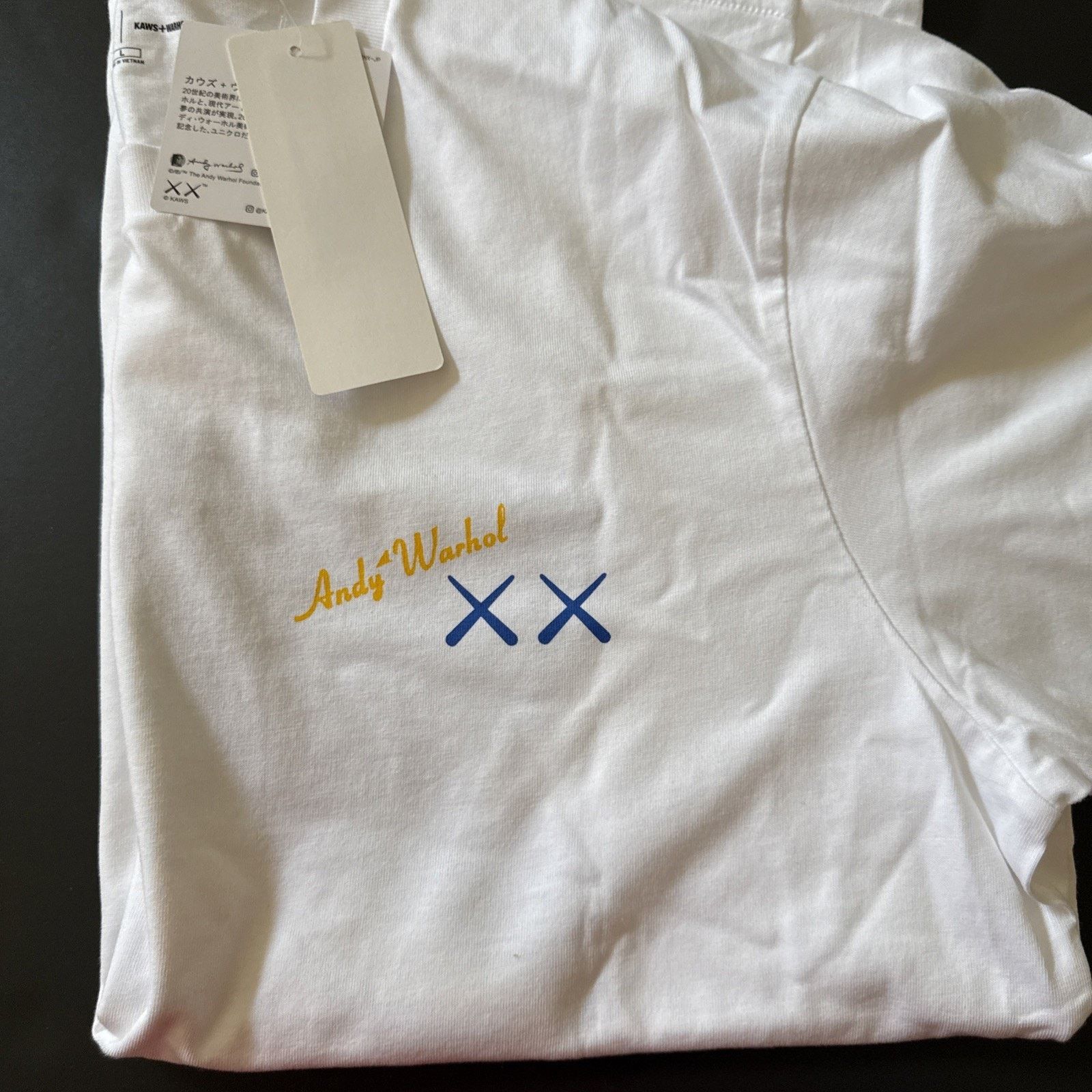 Kaws KAWS x Uniqlo UT Graphic T-shirt Lg Andy Warhol Collab RARE Size US L / EU 52-54 / 3 - 7 Thumbnail