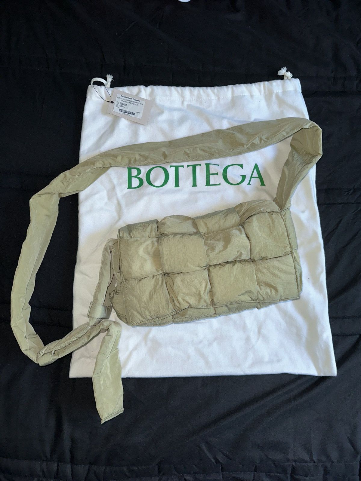 Bottega Veneta Padded Tech Cassette Travertine Size ONE SIZE - 1 Thumbnail