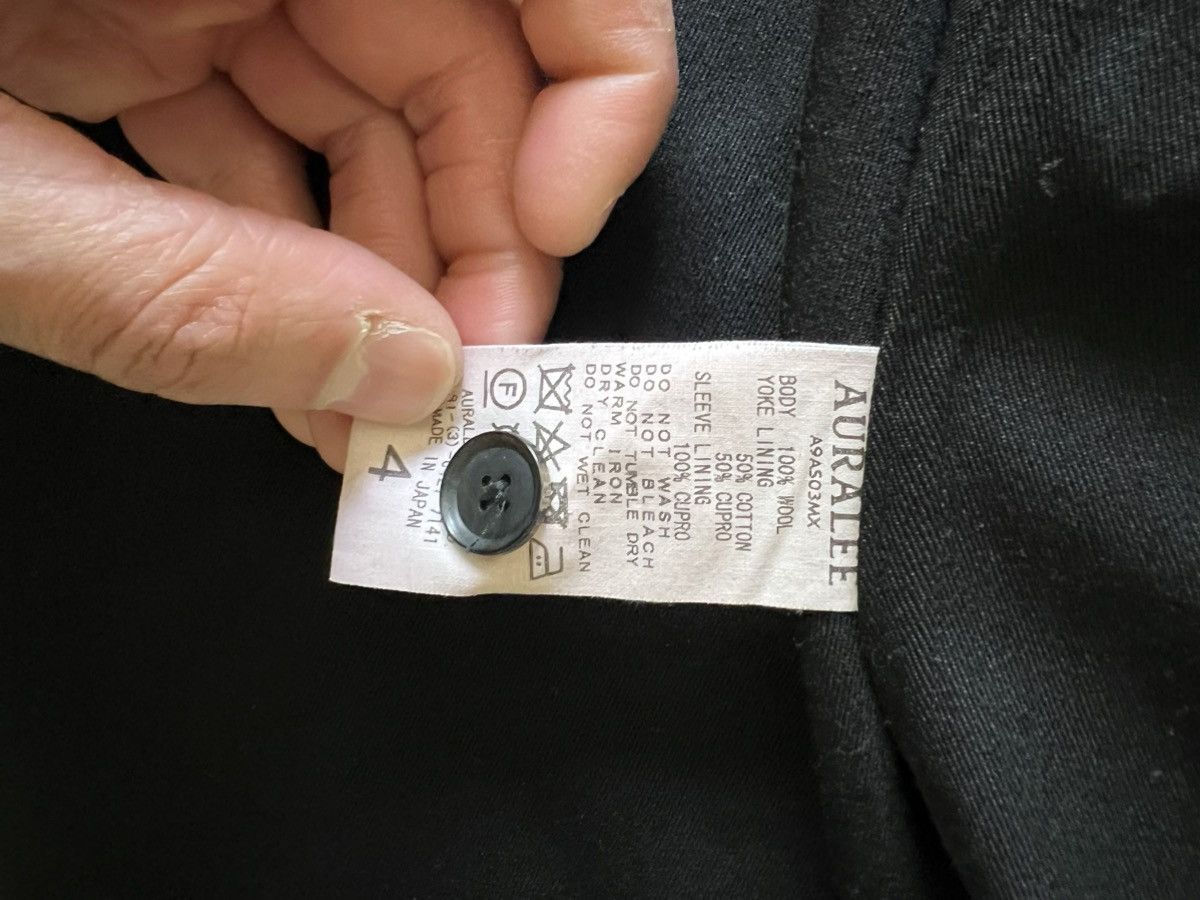 Auralee Wool Over Shirt Black Size US M / EU 48-50 / 2 - 4 Thumbnail