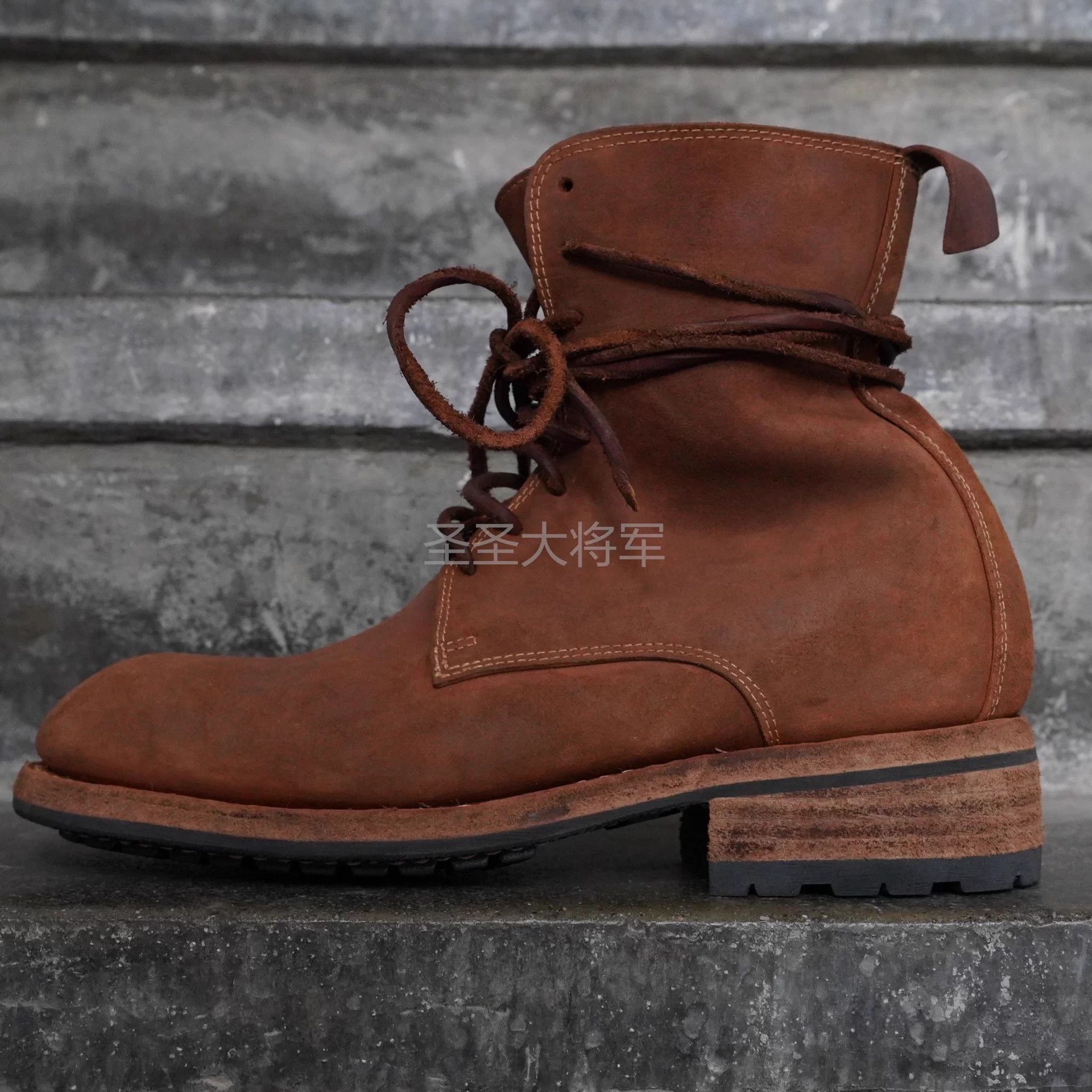 Guidi Guidi Rosellini Vtg Veg Tan Leather Boots Sz 37+38 Size US 6.5 / IT 36.5 - 2 Thumbnail