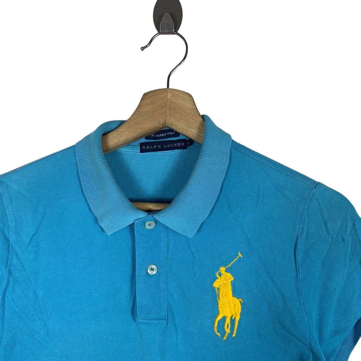 Polo Ralph Lauren Vintage POLO RALPH LAUREN Pony Skinny Fit Tee Shirt Top Size L / US 10 / IT 46 - 4 Thumbnail