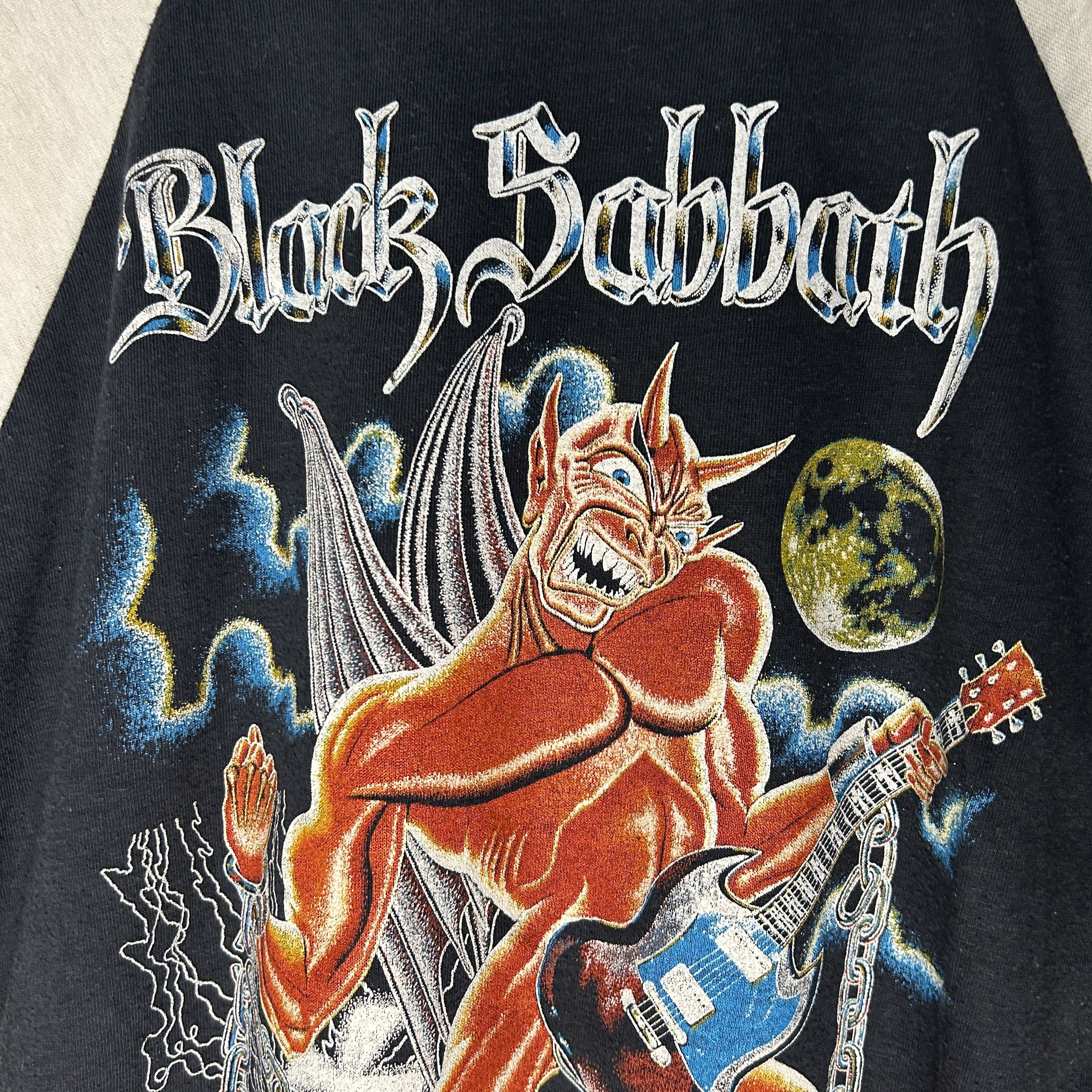 Band Tees Vintage Black Sabbath 70's Raglan Band T-shirt Size US S / EU 44-46 / 1 - 7 Thumbnail