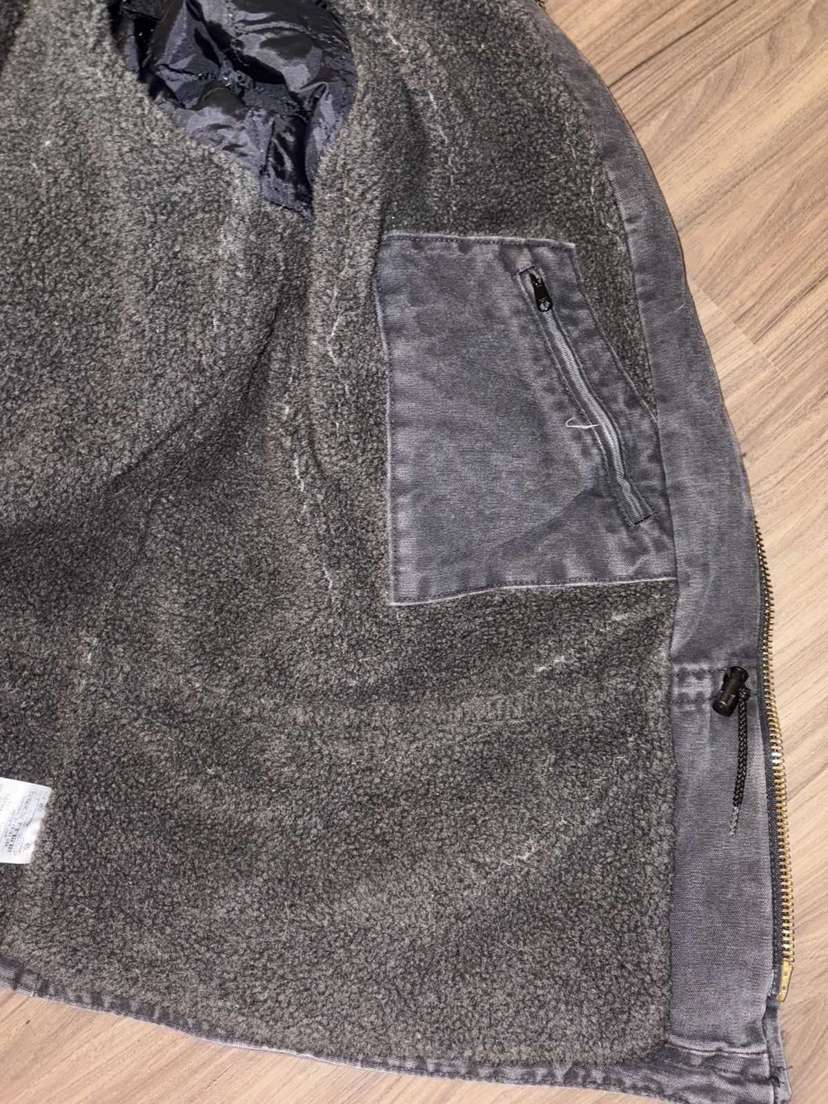 Carhartt Carhartt Work Jacket Full Zip sherpa lined C61 3XL Size US XXL / EU 58 / 5 - 15 Thumbnail