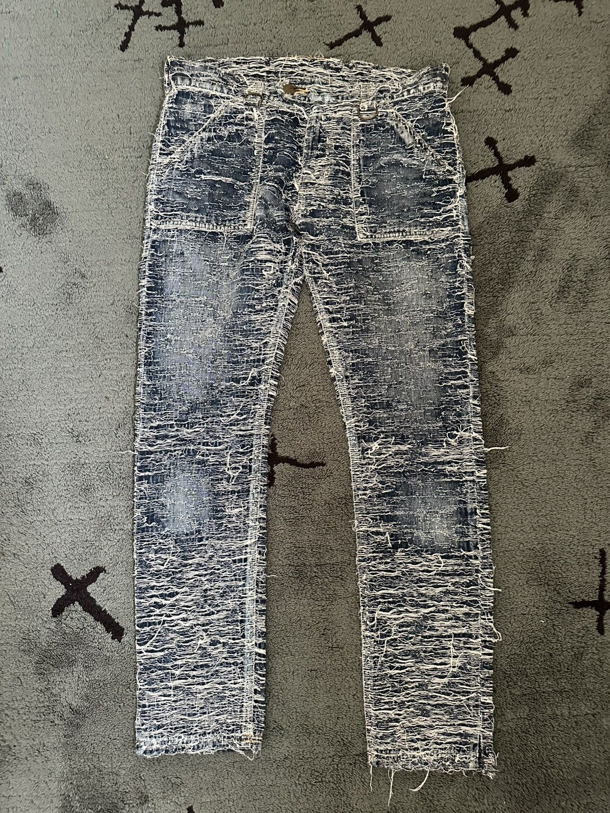 Blackmeans Archive Blackmeans Distressed Denim Jeans Size US 30 / EU 46 - 1 Thumbnail