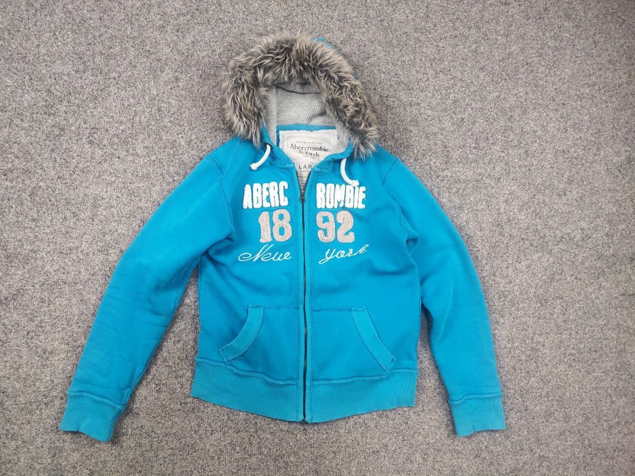 Abercrombie & Fitch Abercrombie Vintage Y2K crazy fur zip Hoodie if six was nine Size M / US 6-8 / IT 42-44 - 3 Thumbnail