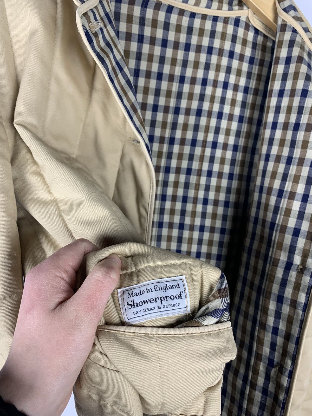 Aquascutum Aquascutum Showerproof Padded Jacket Sz M House Check Lining Size M / US 6-8 / IT 42-44 - 11 Thumbnail