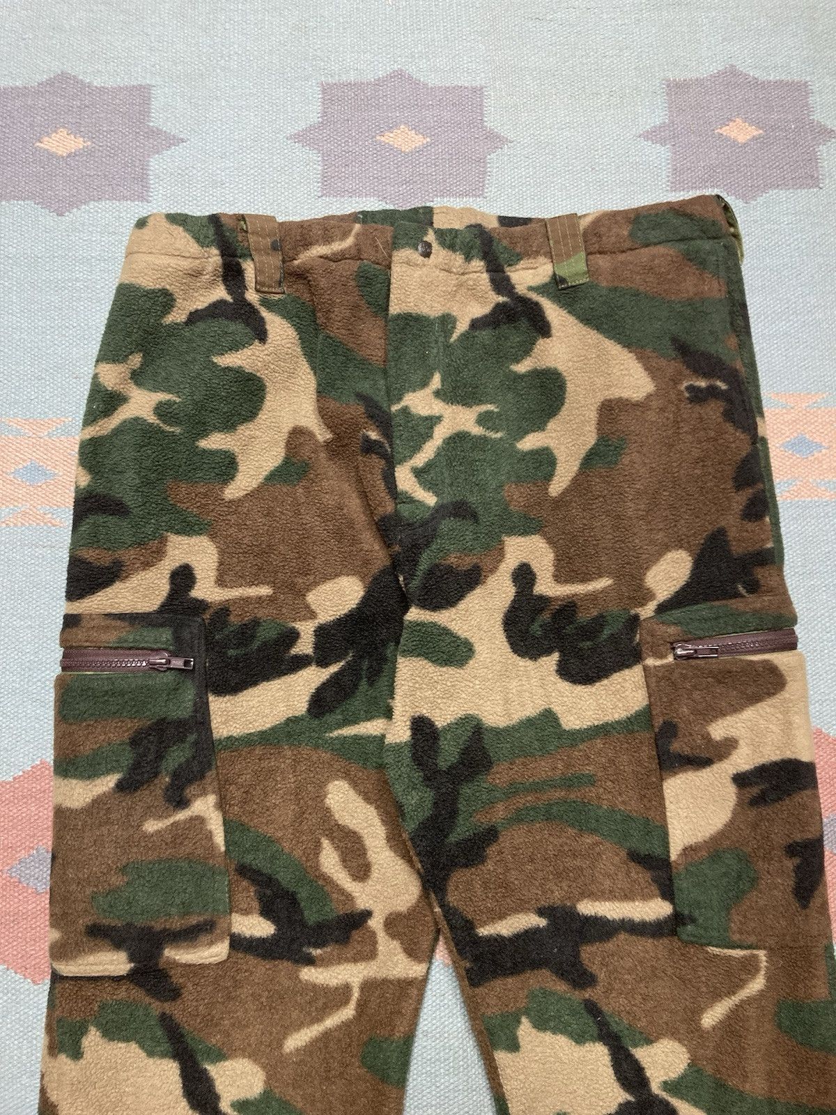 Vintage Remington camo cargo pants fleece soft woodland baggy XXL Size US 36 / EU 52 - 3 Thumbnail