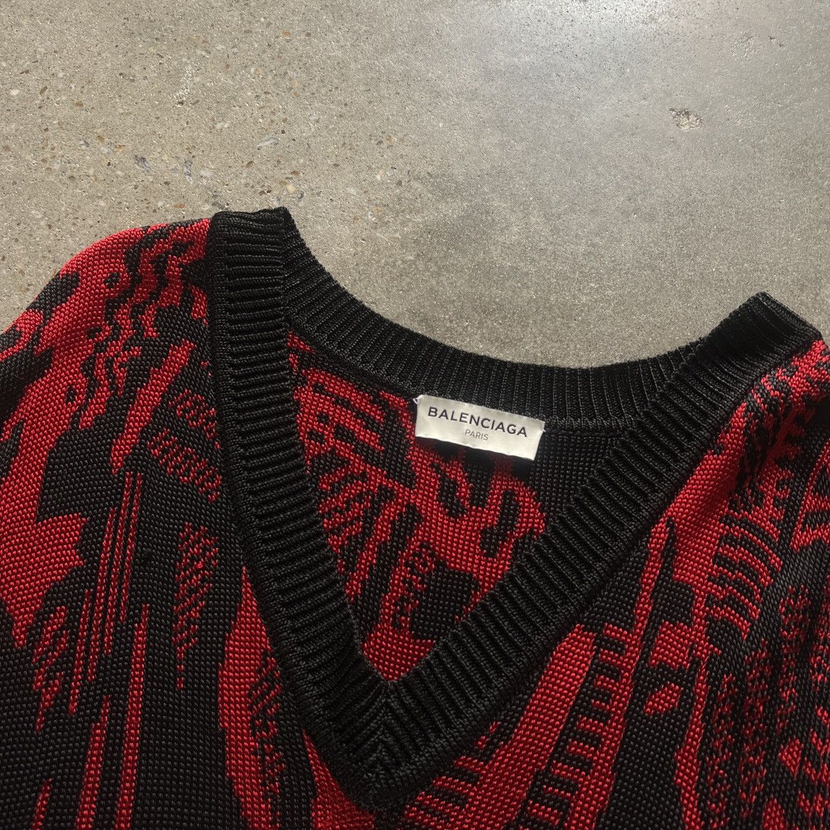 Balenciaga Balenciaga Knit Vest Size M / US 6-8 / IT 42-44 - 2 Thumbnail