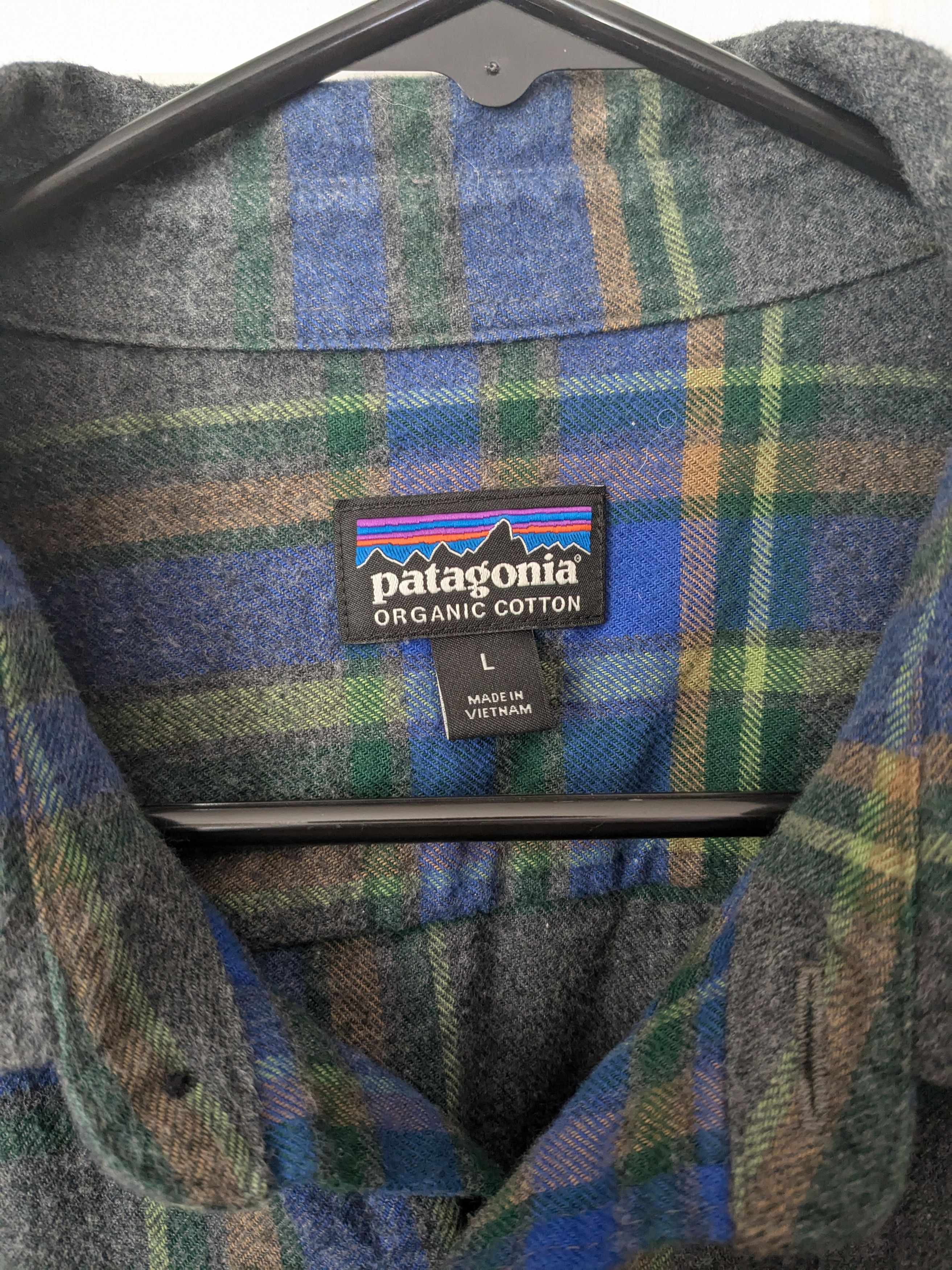 Patagonia Plaid flannel Size US L / EU 52-54 / 3 - 5 Thumbnail