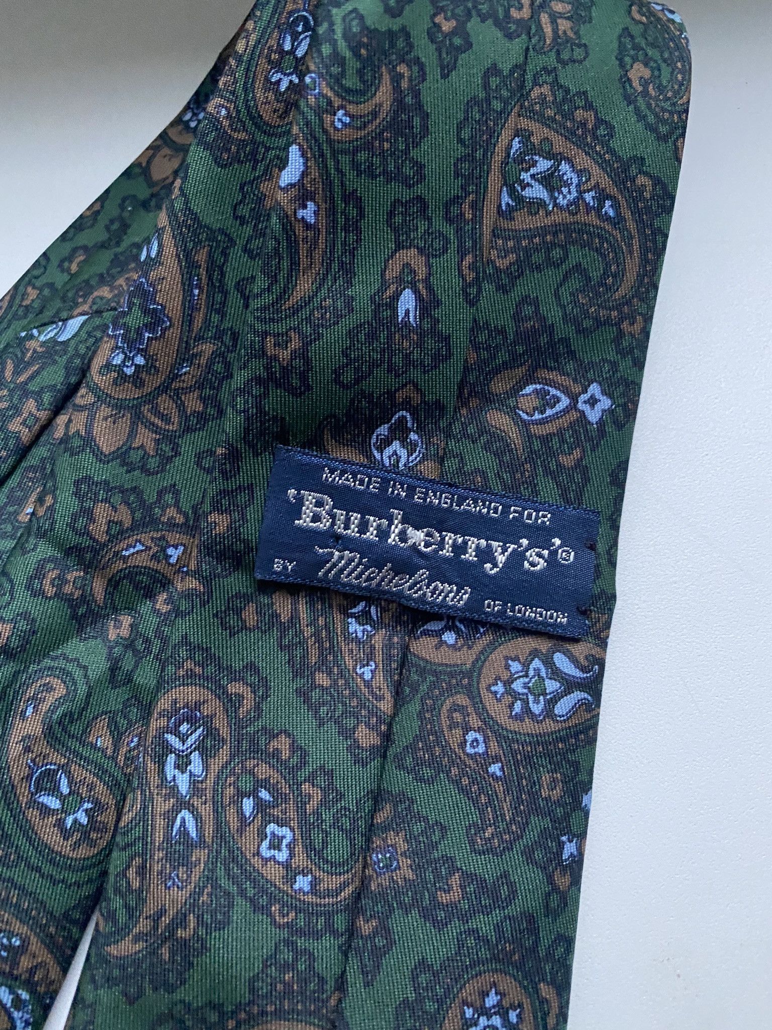 Burberry × Designer Burberrys England Silk Tie Size ONE SIZE - 2 Thumbnail