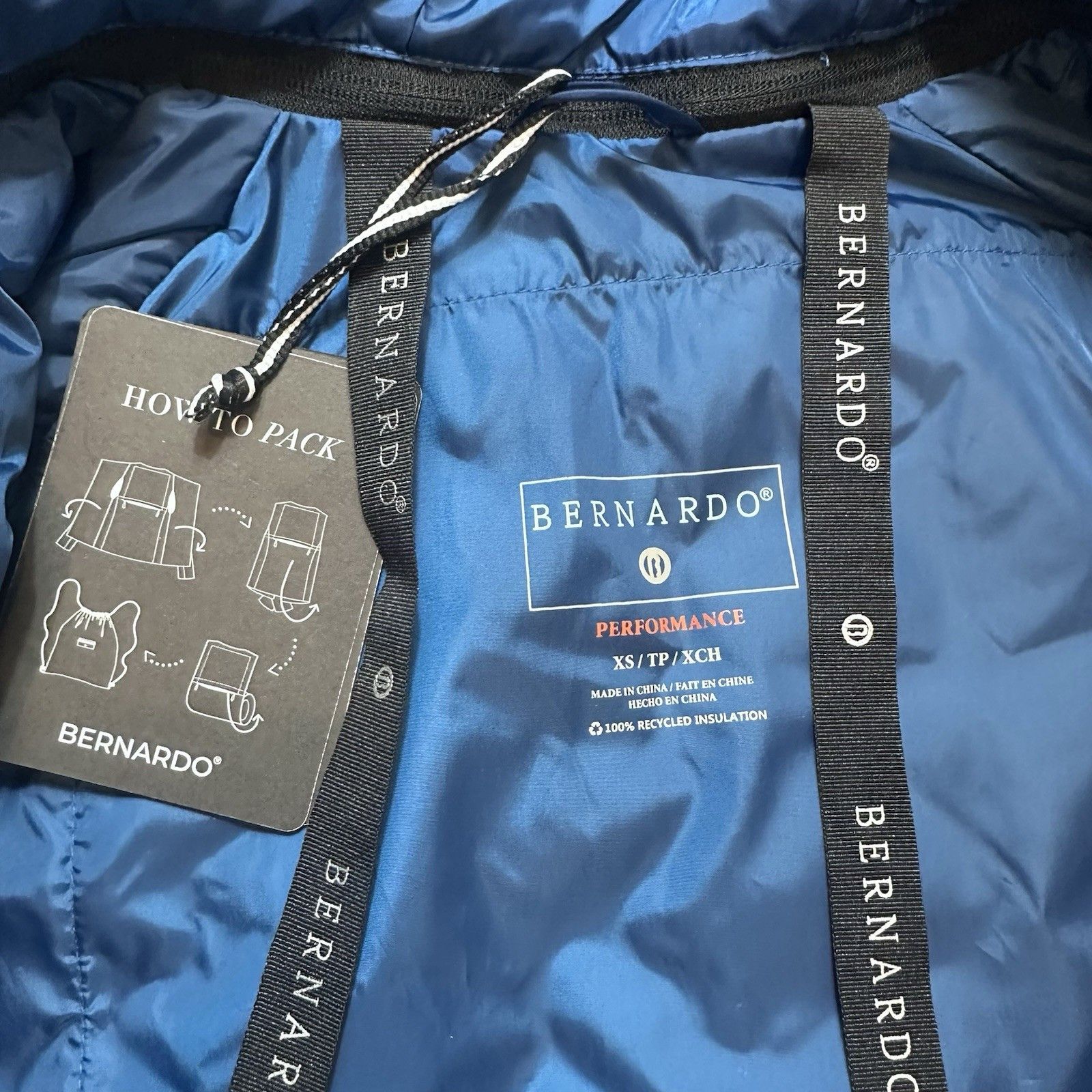 Other Bernardo Super Swift Puffer Coat Womens Sz XS Hooded Pockets Size XS / US 0-2 / IT 36-38 - 7 Thumbnail