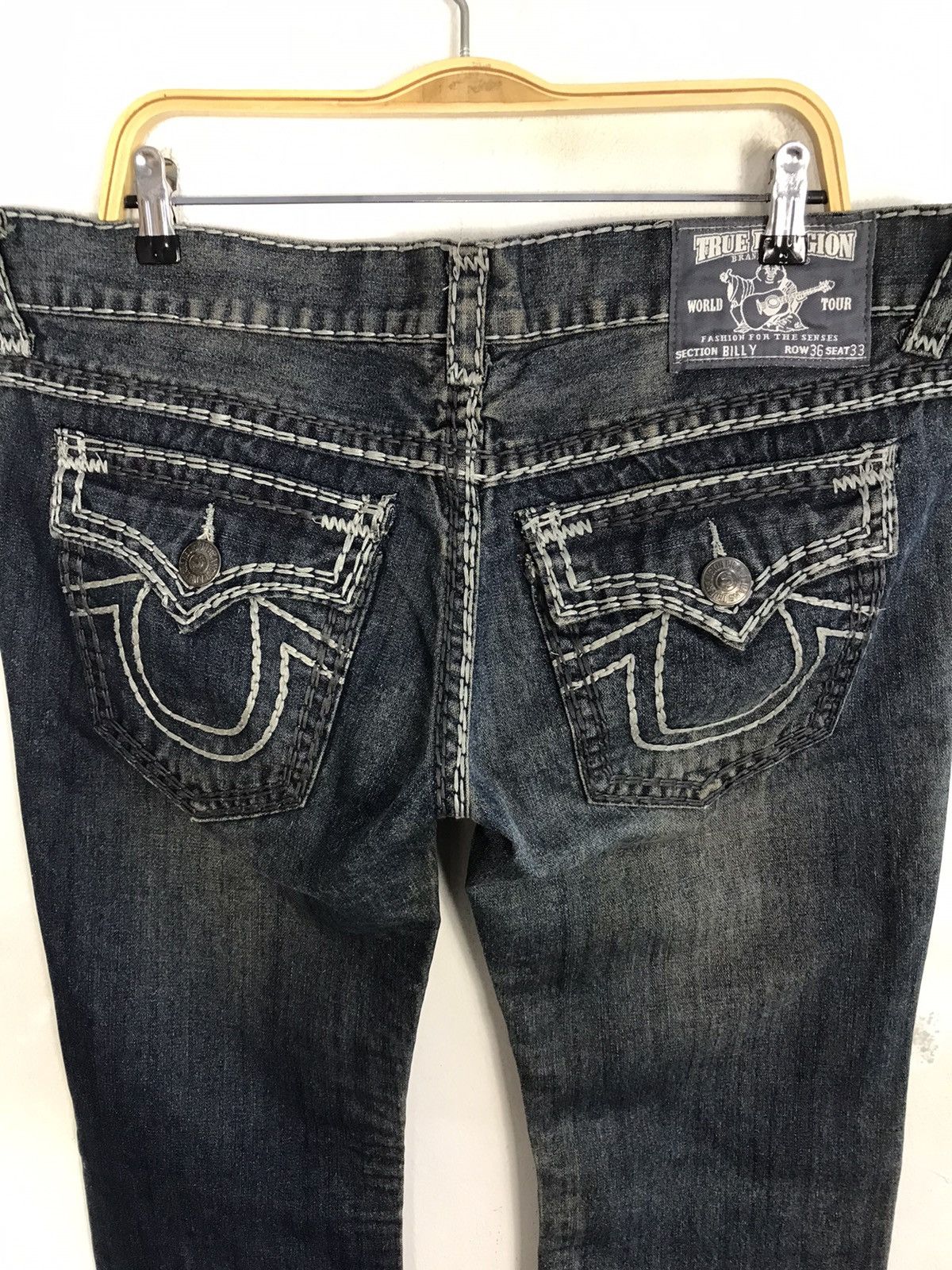 True Religion Vintage True Raligion Made in Usa Denim Jeans Size US 37 - 10 Thumbnail
