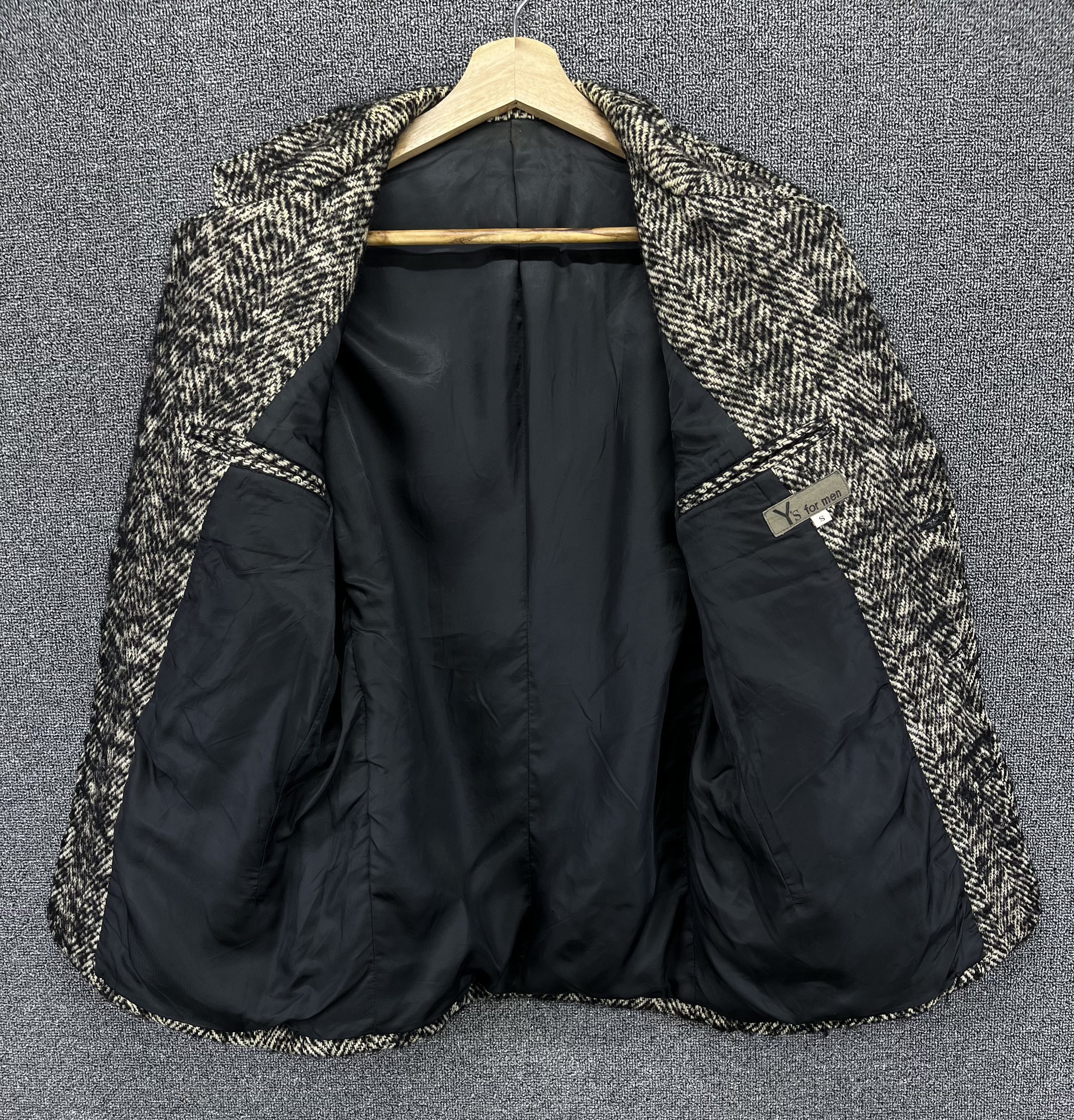 Yohji Yamamoto Vintage Yohji Yamamoto Y’s For Men Wool Button Up Jacket Size US S / EU 44-46 / 1 - 7 Thumbnail