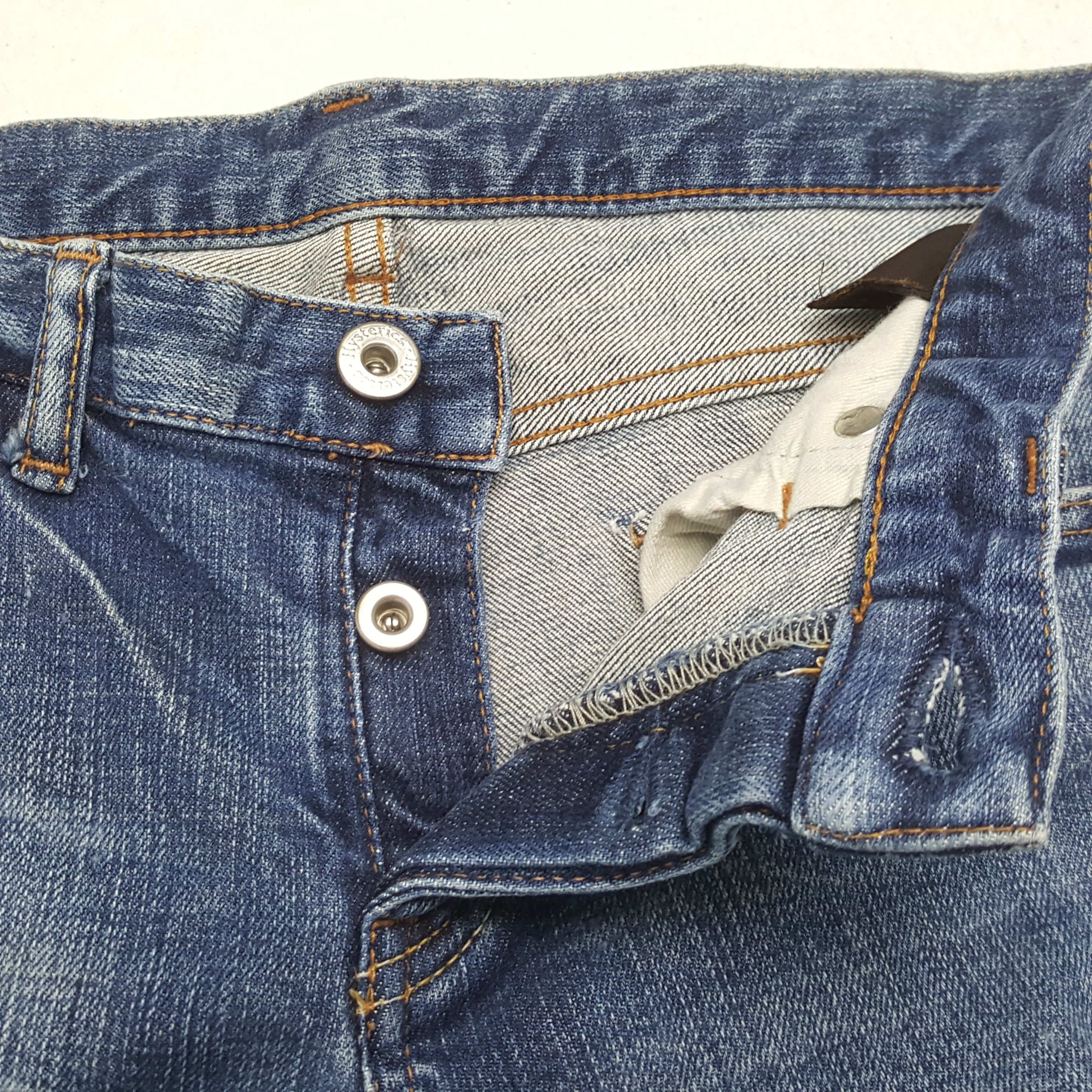 Hysteric Glamour × Japanese Brand × Vintage Vintage HYSTERIC GLAMOUR Japanese Brand Skinny Jeans Size 30" / US 8 / IT 44 - 12 Thumbnail