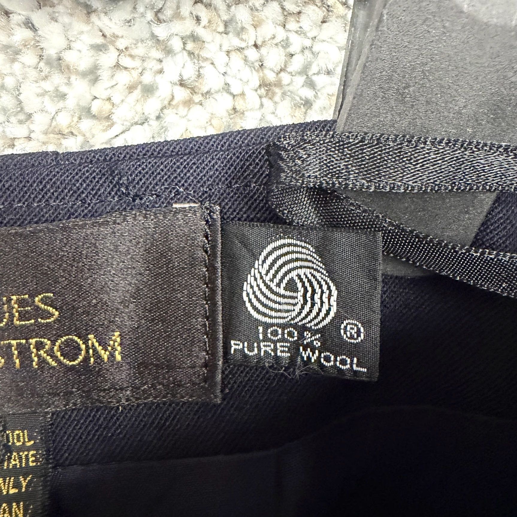 Nordstrom VINTAGE Classiques for Nordstrom Skirt Womens 10 Blue Wool Lined Pencil Career Office Size 32" / US 10 / IT 46 - 5 Thumbnail