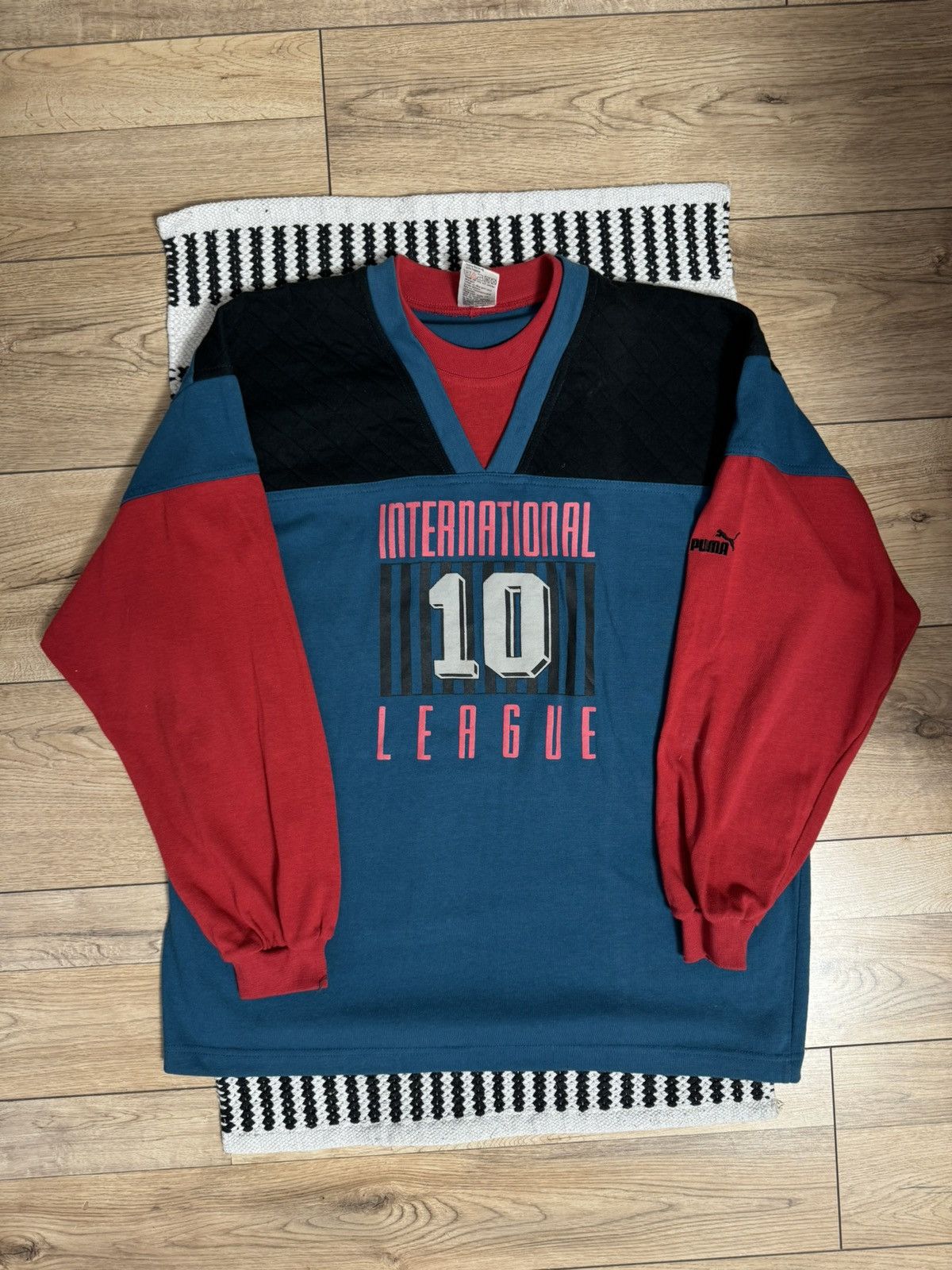 Puma × Vintage Puma vintage 80’s jersey sweatshirt Size US M / EU 48-50 / 2 - 1 Thumbnail