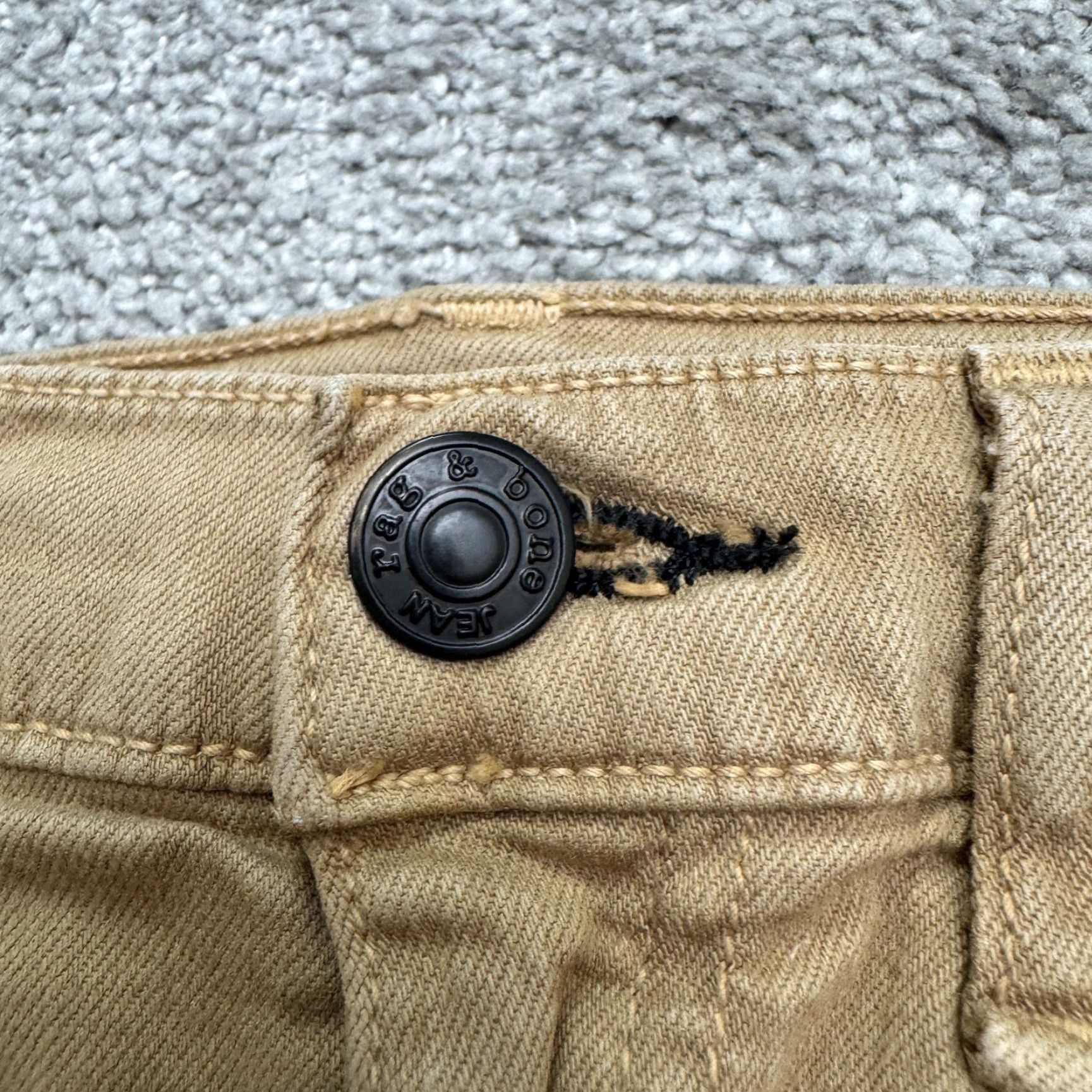 Rag & Bone Rag & Bone Two Tone Skinny Denim Jeans 26 Brown Black Side Stripe Casual Womens Size 26" / US 2 / IT 38 - 3 Thumbnail
