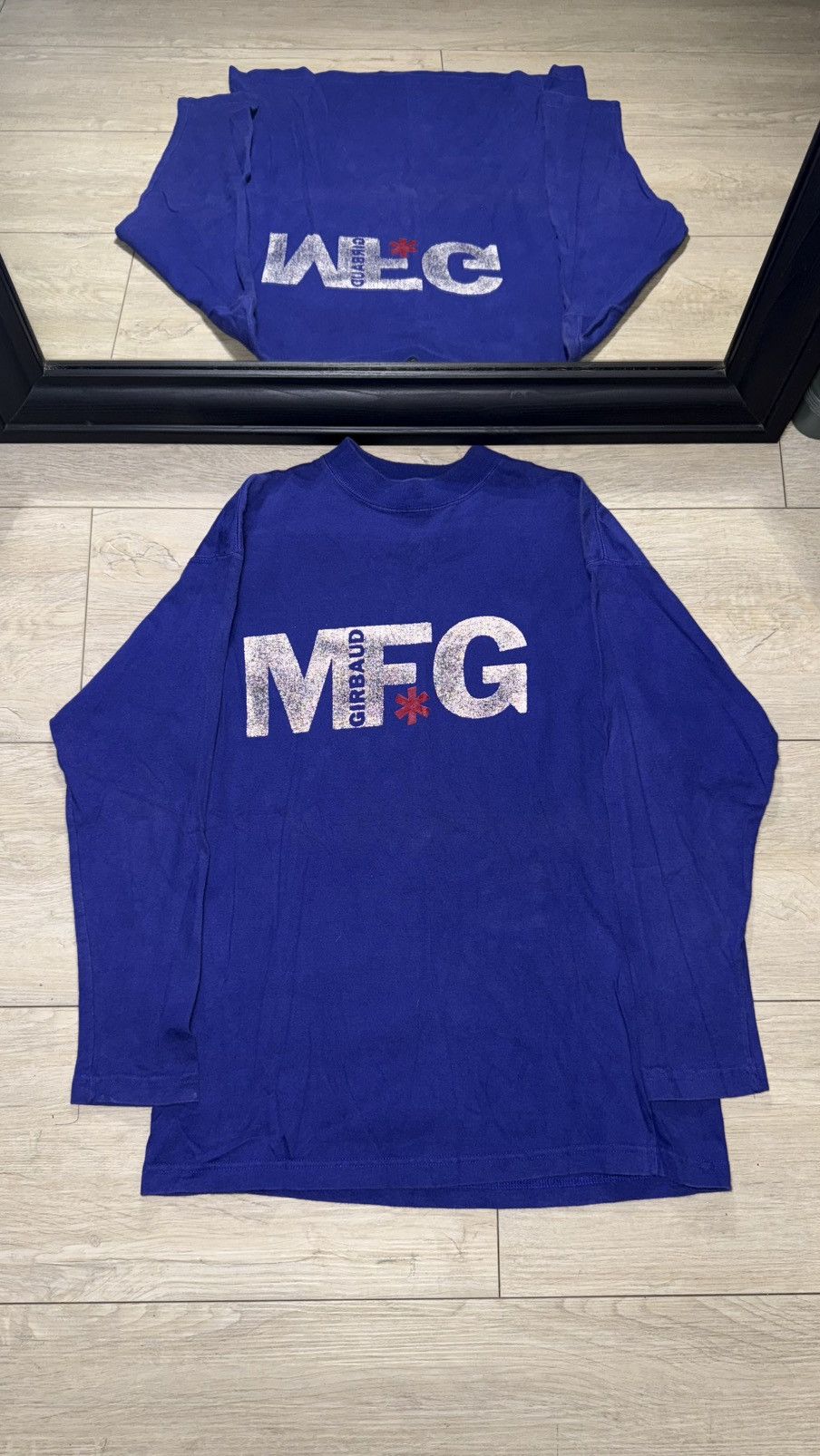 Marithe + Francois Girbaud Vintage / Y2K 1990s 3M Marithe + François Girbaud Long Sleev Size US M / EU 48-50 / 2 - 1 Thumbnail