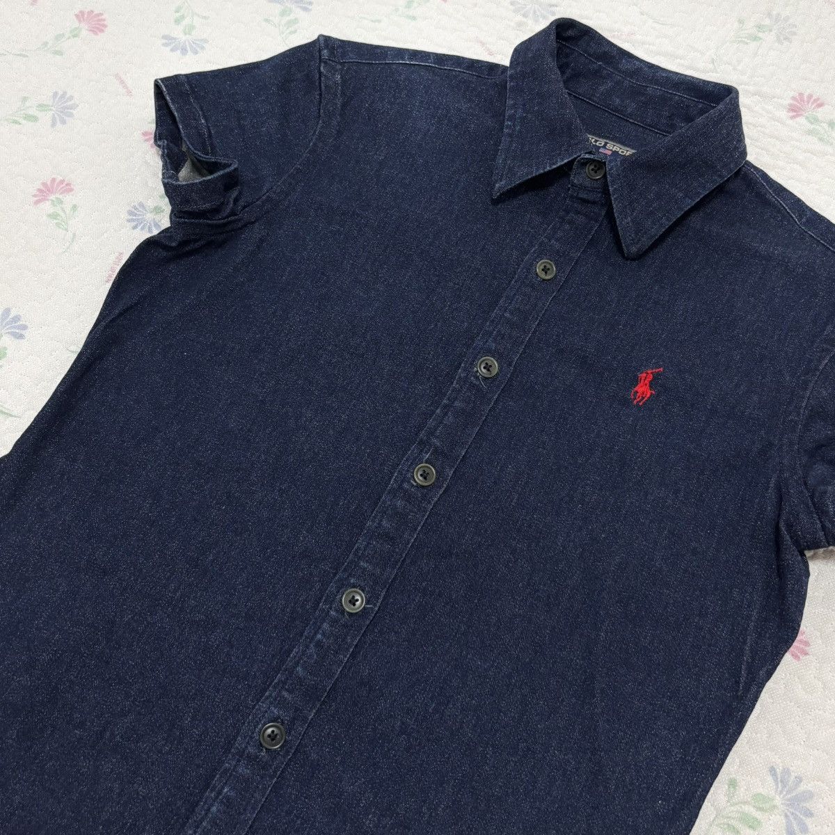 Polo Ralph Lauren Polo Ralph Lauren Denim Short Sleeve Shirt Size XS / US 0-2 / IT 36-38 - 3 Thumbnail