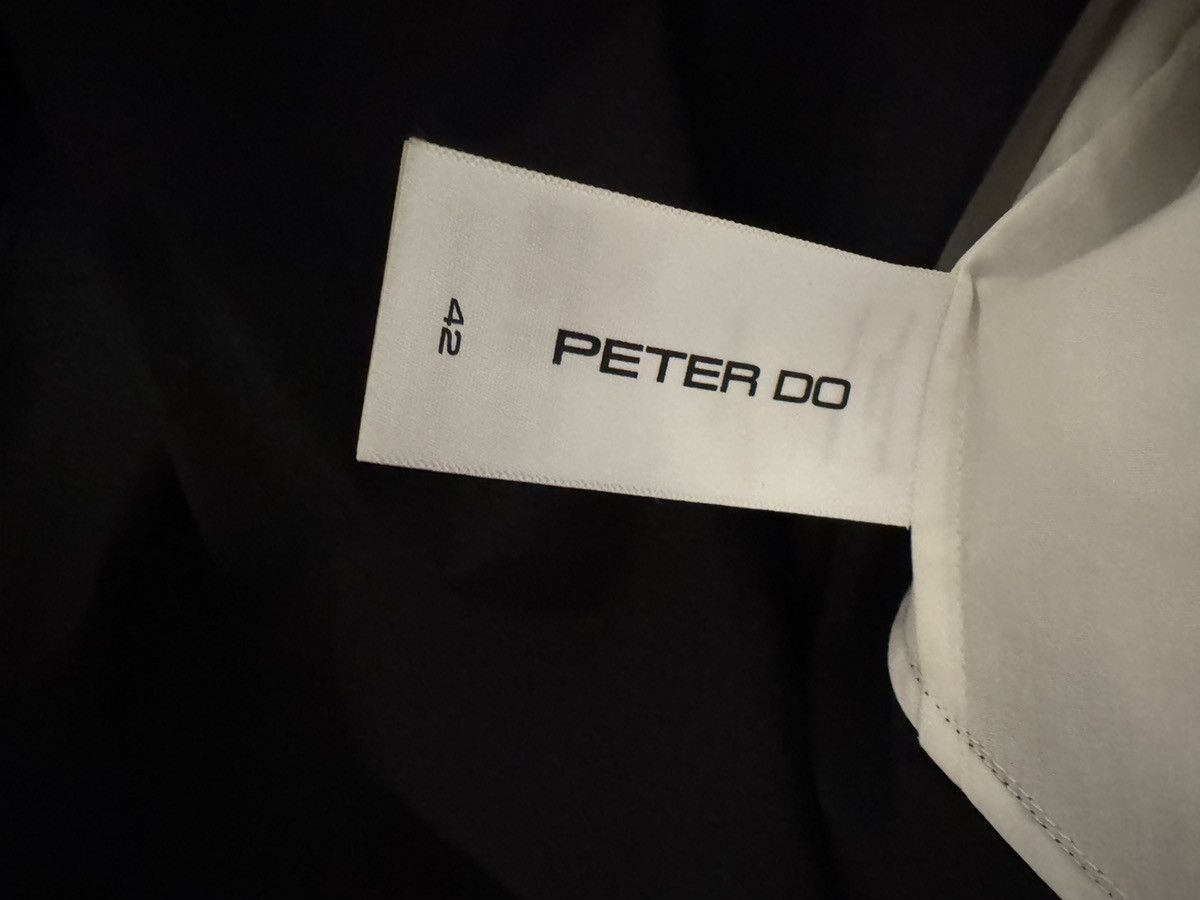 Peter Do Poplin black white combo oversized shirt Size US M / EU 48-50 / 2 - 5 Thumbnail