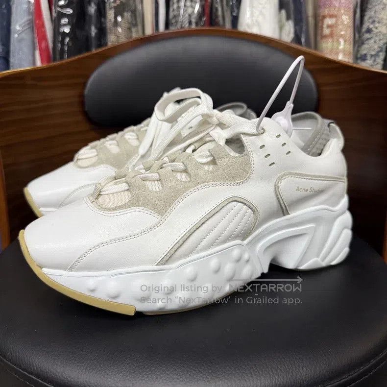 Acne Studios Acne Studios White Platform Dad Shoes Size US 8 / EU 41 - 1 Thumbnail