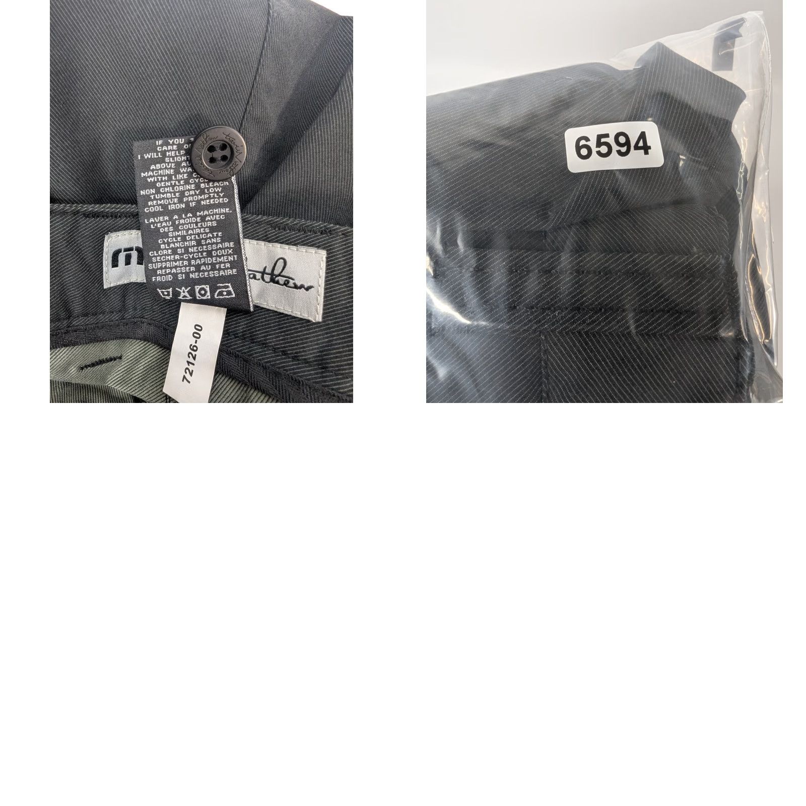 TravisMathew Travis Mathew Dark Grey Flat Front Performance Golf Mens Shorts 38 Nylon 72126 Size US 38 / EU 54 - 8 Thumbnail