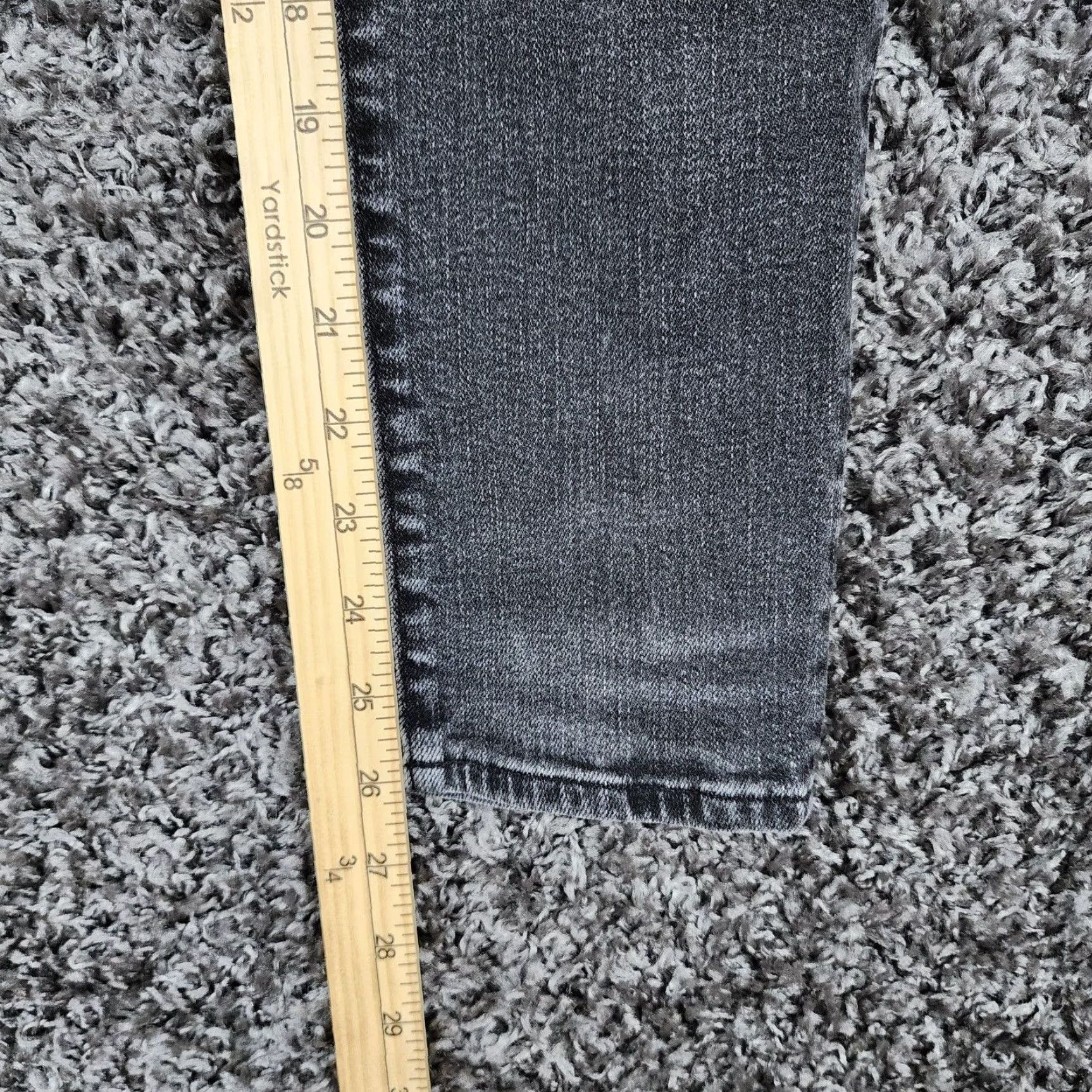 American Eagle Outfitters American Eagle Airflex Jeans Men 26x26 Slim Straight Black Size US 26 / EU 42 - 5 Thumbnail