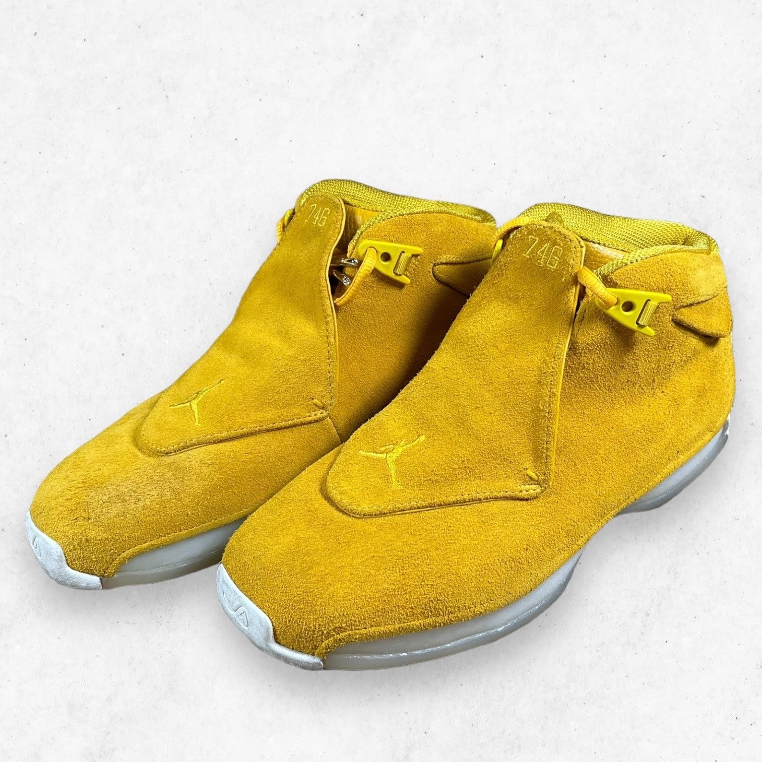 Nike Nike Air Jordan 18 Retro Ochre Yellow Suede Men's 8.5 Size US 8.5 / EU 41-42 - 4 Thumbnail