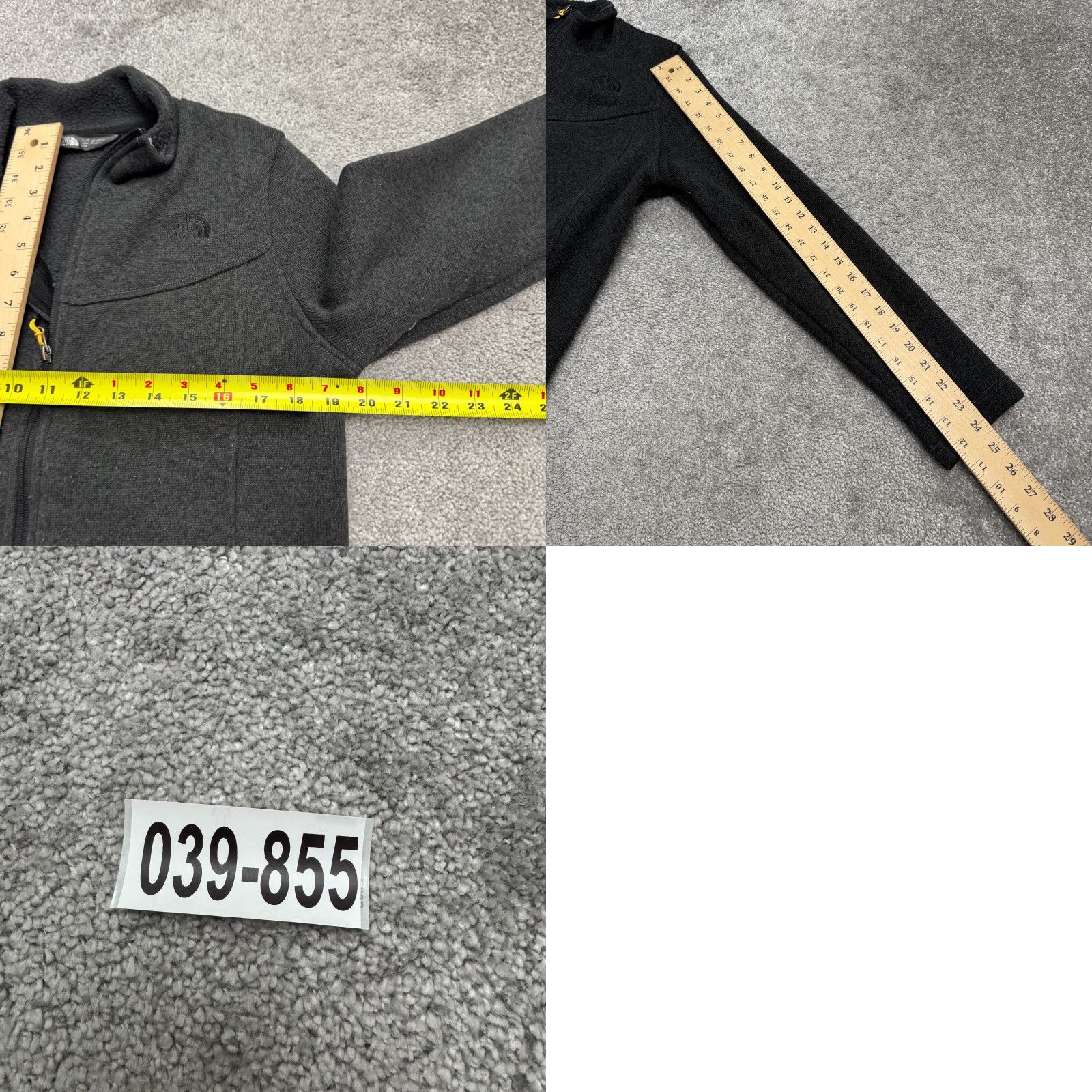 The North Face The North Face Crescent Full Zip Fleece Jacket Womens Large Gray Pockets Outdoor Size L / US 10 / IT 46 - 10 Thumbnail