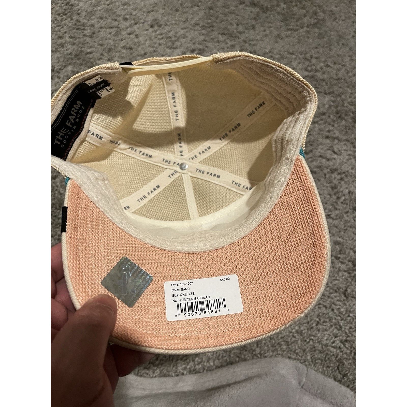 Goorin Bros. Goorin Bros The Farm Beach Bum Seagull Trucker Hat Beige Size ONE SIZE - 6 Thumbnail