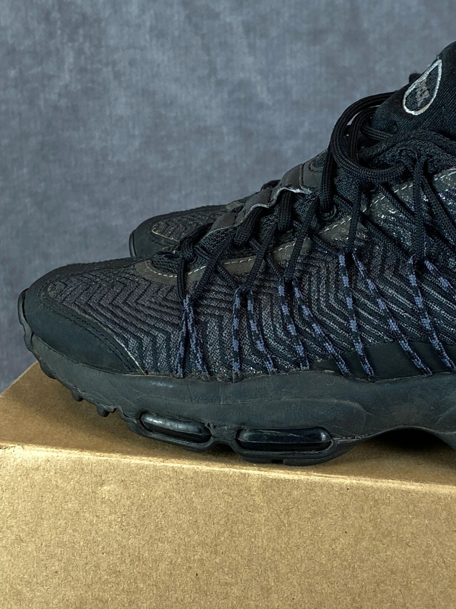 Nike Nike Air Max Black Sport Shoes Size 38.5 Size US 5.5 / EU 38 - 4 Thumbnail