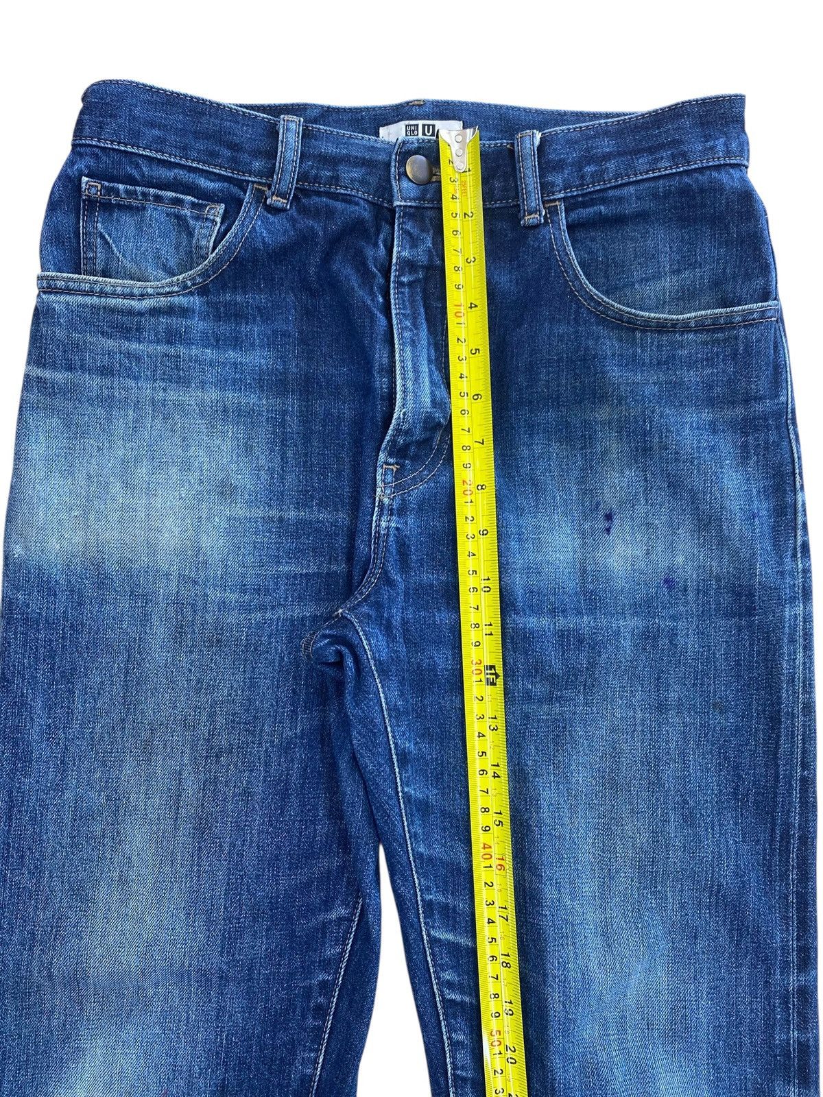 Uniqlo Uniqlo Selvedge Faded Wash Loose Jeans Size US 30 / EU 46 - 10 Thumbnail