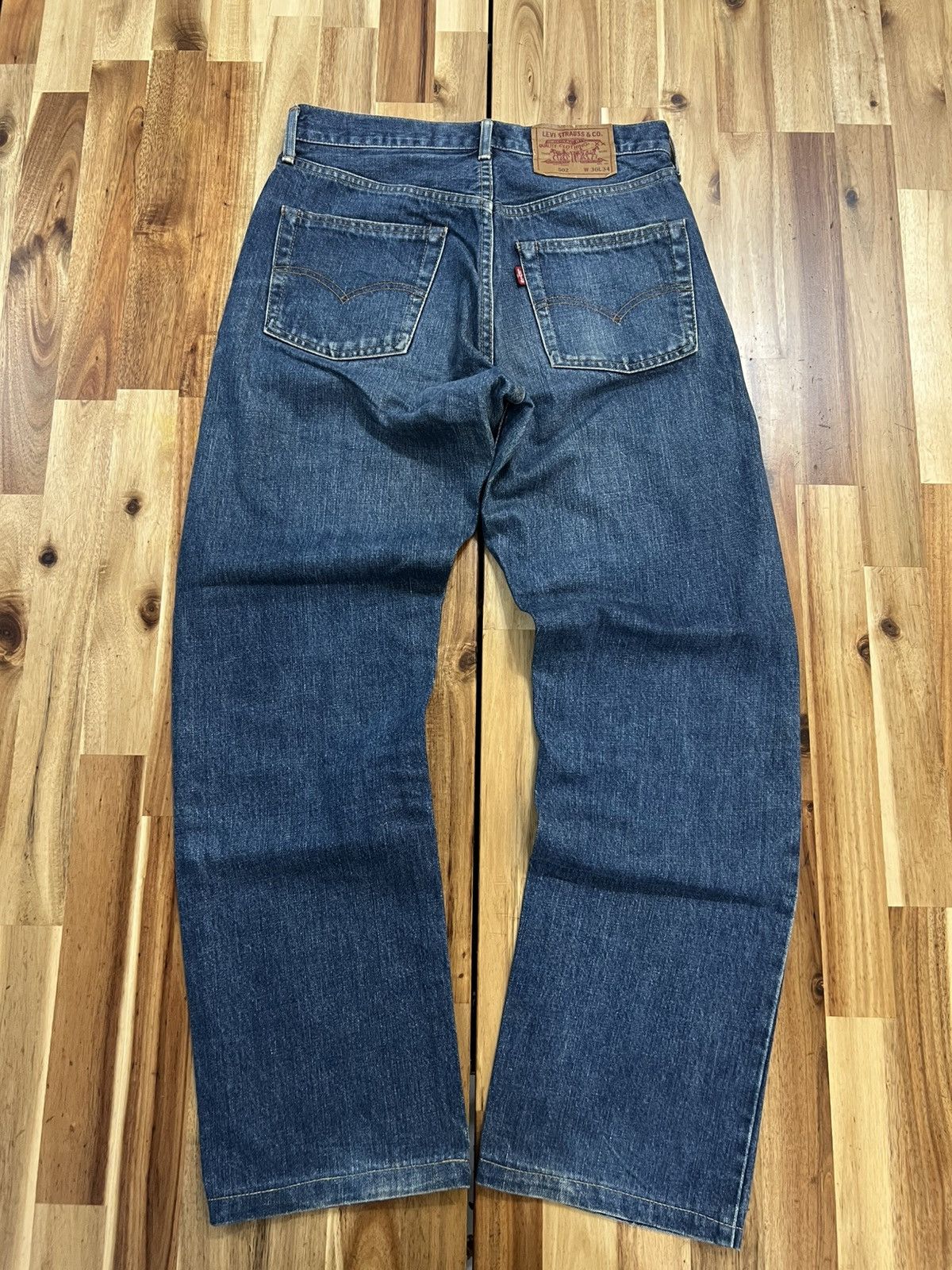 Levi's Vintage Levis 502 Big E Button J22 Denim Jeans Size US 30 / EU 46 - 13 Thumbnail