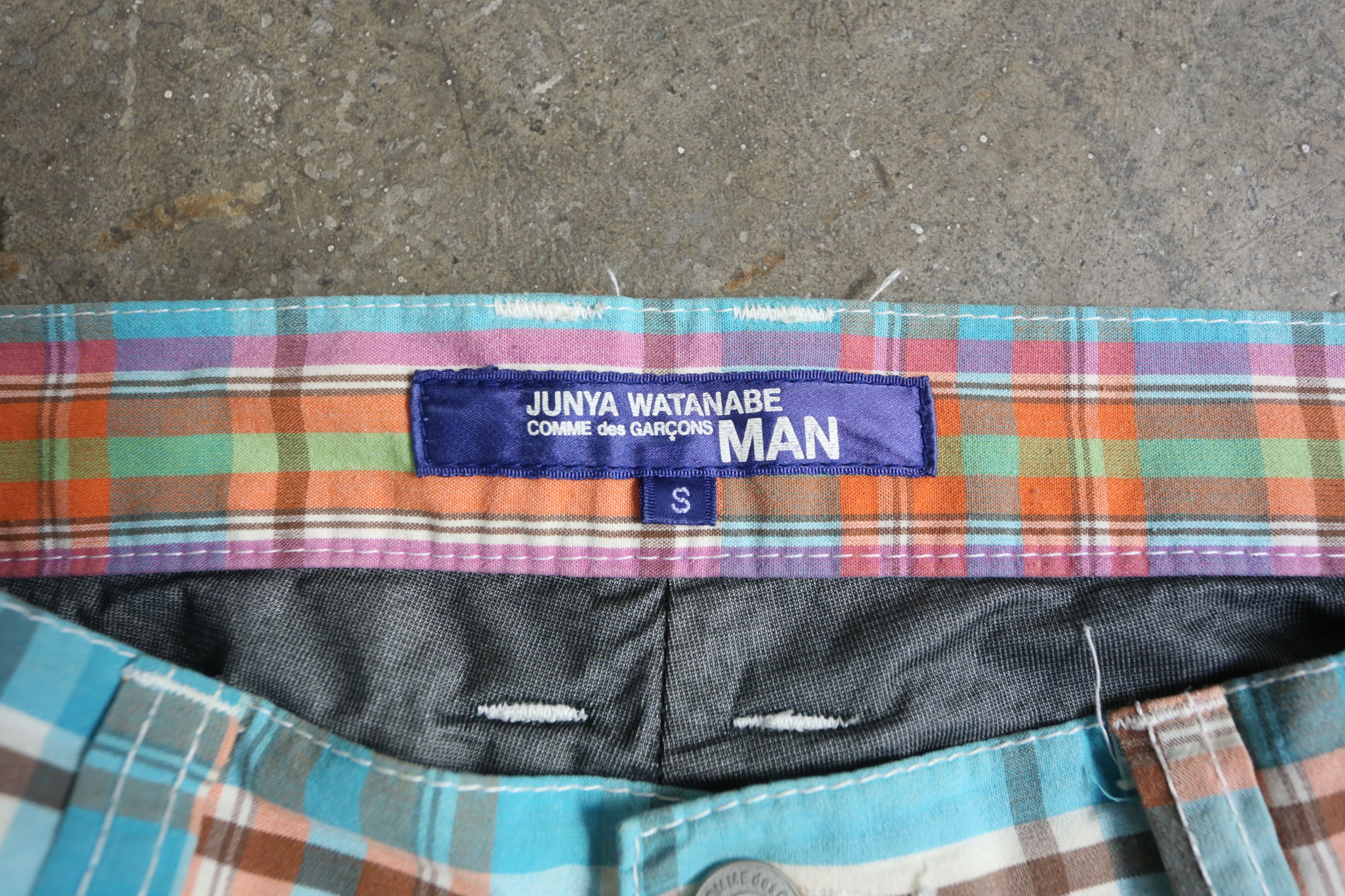 Junya Watanabe Junya Watanabe - S/S 05 - Plaid Climbing Shorts Size US 34 / EU 50 - 9 Thumbnail