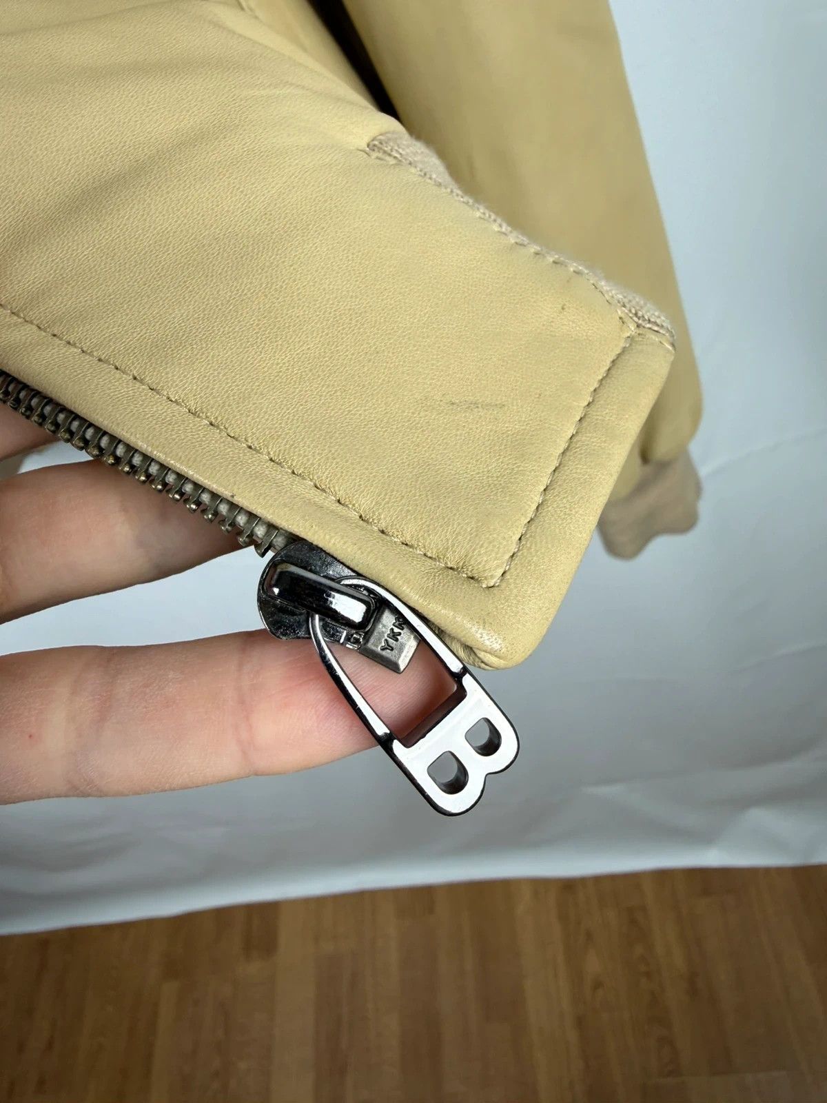 Bally Bally Switzerland Creme Bomber Jacket Genuine Leather Size US M / EU 48-50 / 2 - 7 Thumbnail