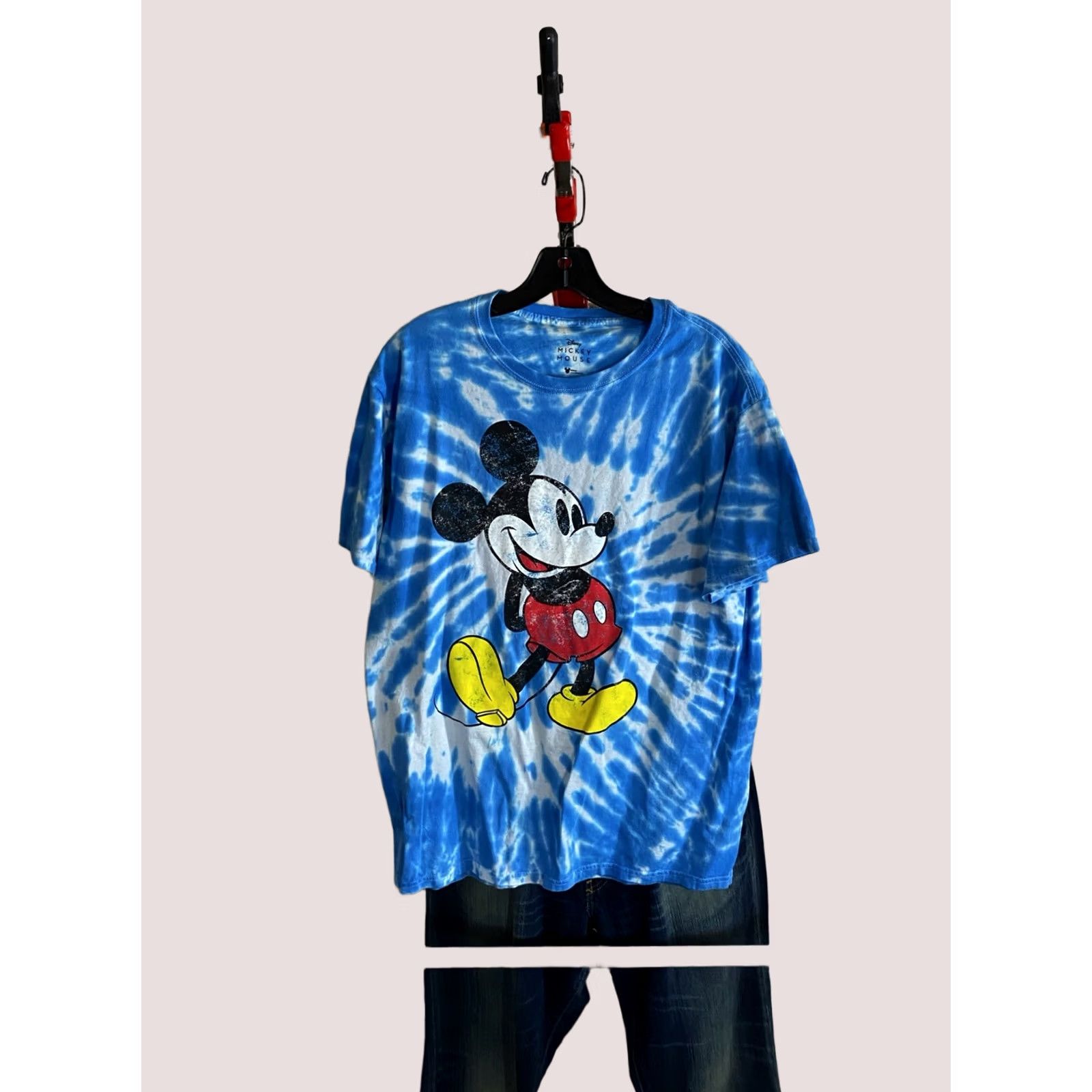 Disney Disney Mickey Mouse TEE Shirt Blue Tie Dye Medium M - Men’s T-Shirt Variety Shirt Size US M / EU 48-50 / 2 - 1 Thumbnail
