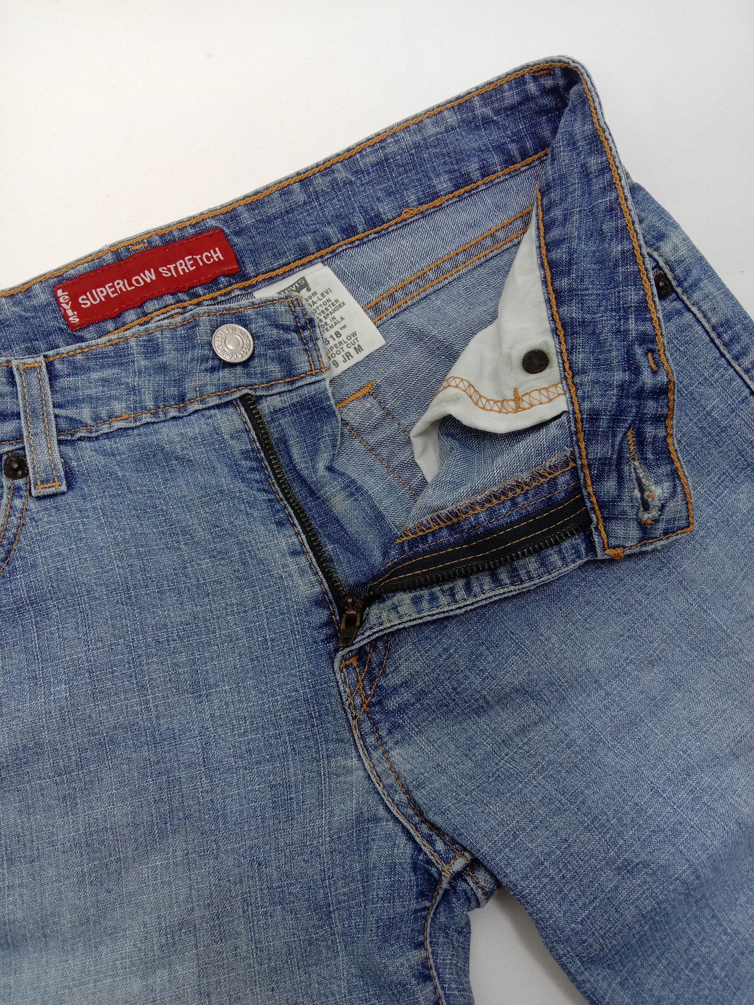 Levi's Vintage Levi's 518 Flare Jeans Superlow Stretch Denim Size 32" / US 10 / IT 46 - 10 Thumbnail