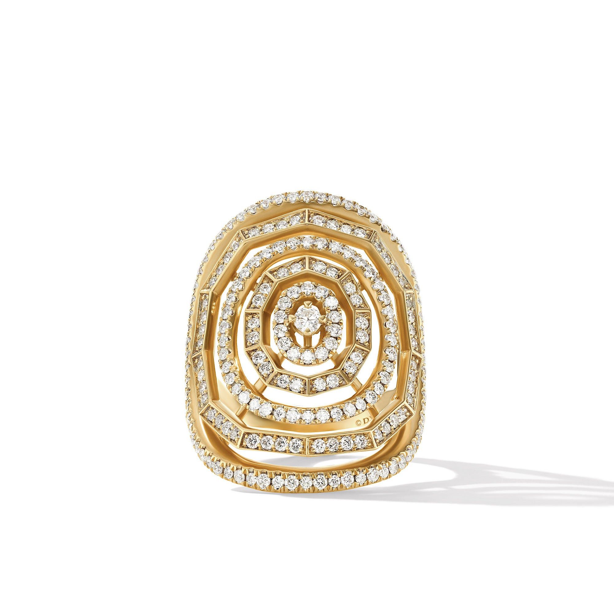 David Yurman o1s1wg111025 R16980D / Size 6 /Stax Ring in 18K in Golden Size ONE SIZE - 2 Thumbnail