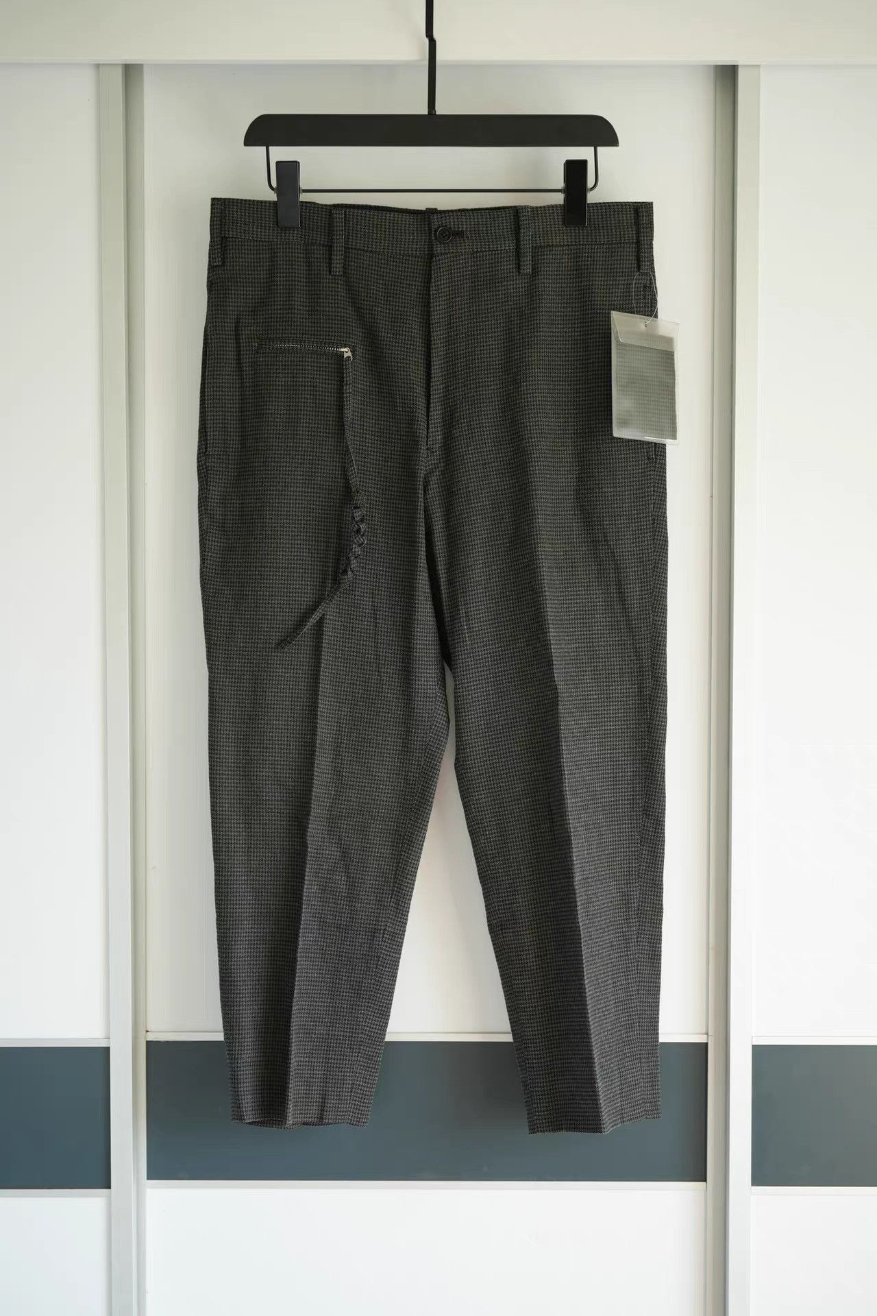 Yohji Yamamoto Yohji Yamamoto 13ss Houndstooth Zip Knot Trousers K4 Size US 30 / EU 46 - 1 Thumbnail