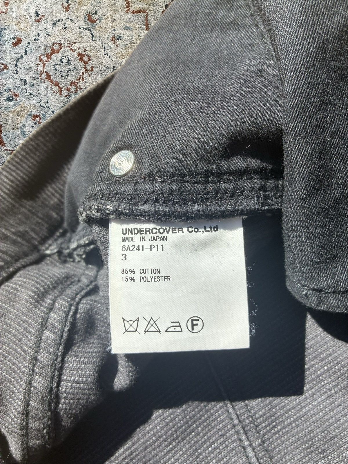 Undercover Undercover AW06 Black Corduroy Bug / Insect Denim Size US 32 / EU 48 - 5 Thumbnail