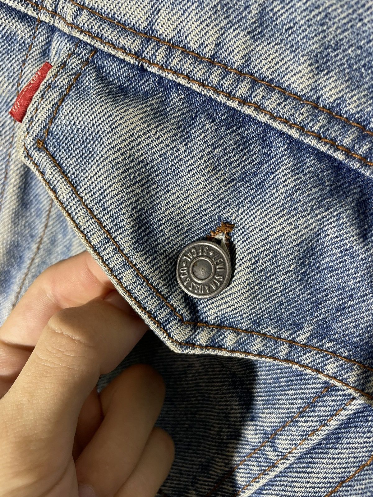 Levi's × Levi's Vintage Clothing Levi’s y2k vintage denim jacket made in USA 90s Size US M / EU 48-50 / 2 - 9 Thumbnail
